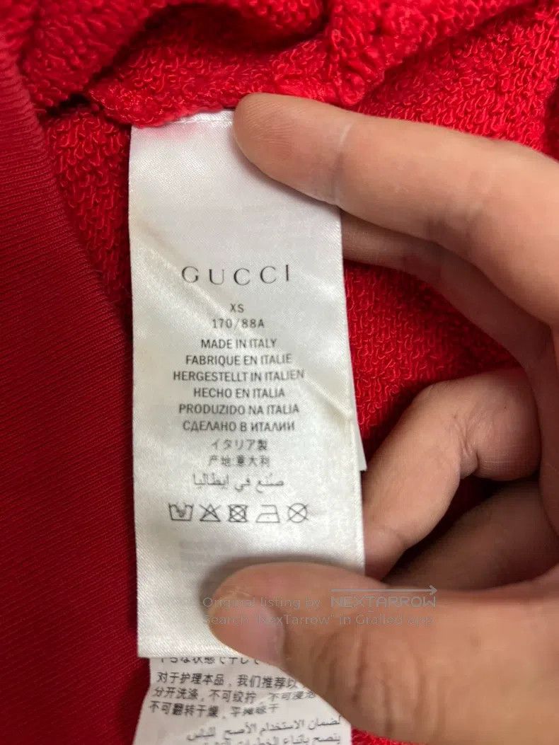 Gucci Gucci Letter logo to make old micro-destructive sweatshirt Size US XS / EU 42 / 0 - 6 Thumbnail