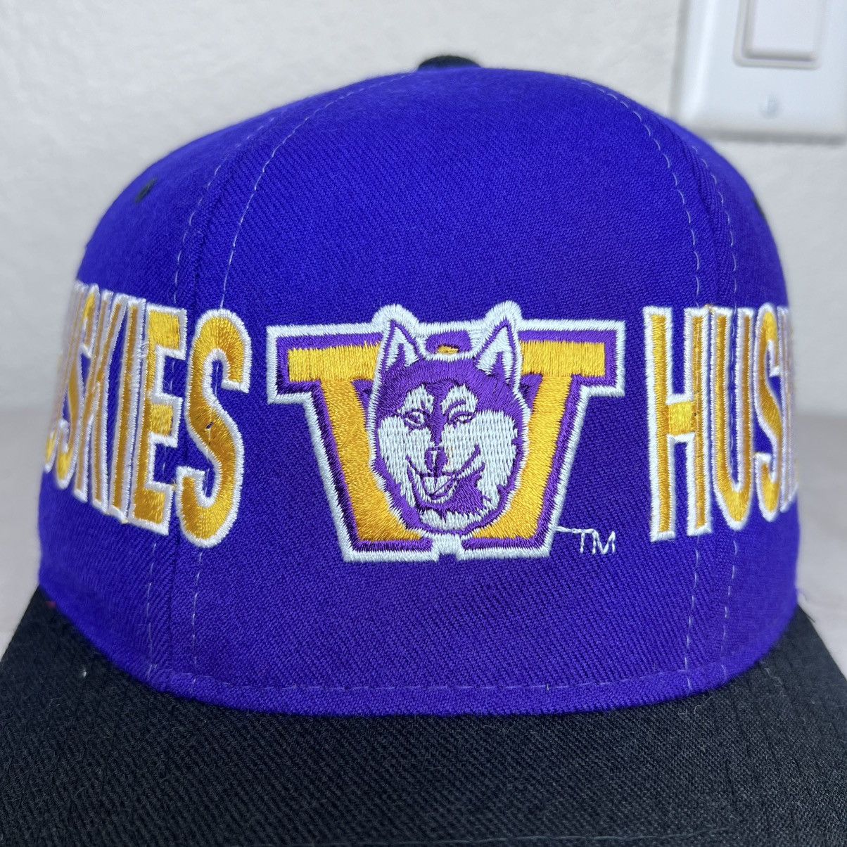 Starter Vintage 1990s Washington Huskies Starter Tri Power Snapback Size ONE SIZE - 2 Thumbnail