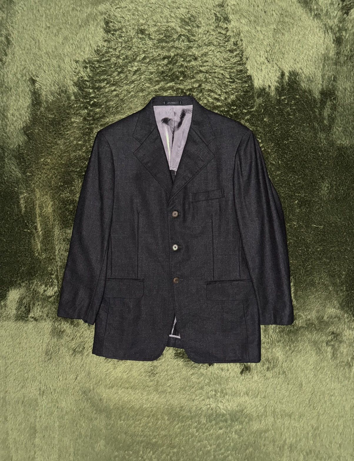 Loro Piana Loro Piana Super 110’s Tailor Shop Order Wool Blazer Size US L / EU 52-54 / 3 - 1 Thumbnail