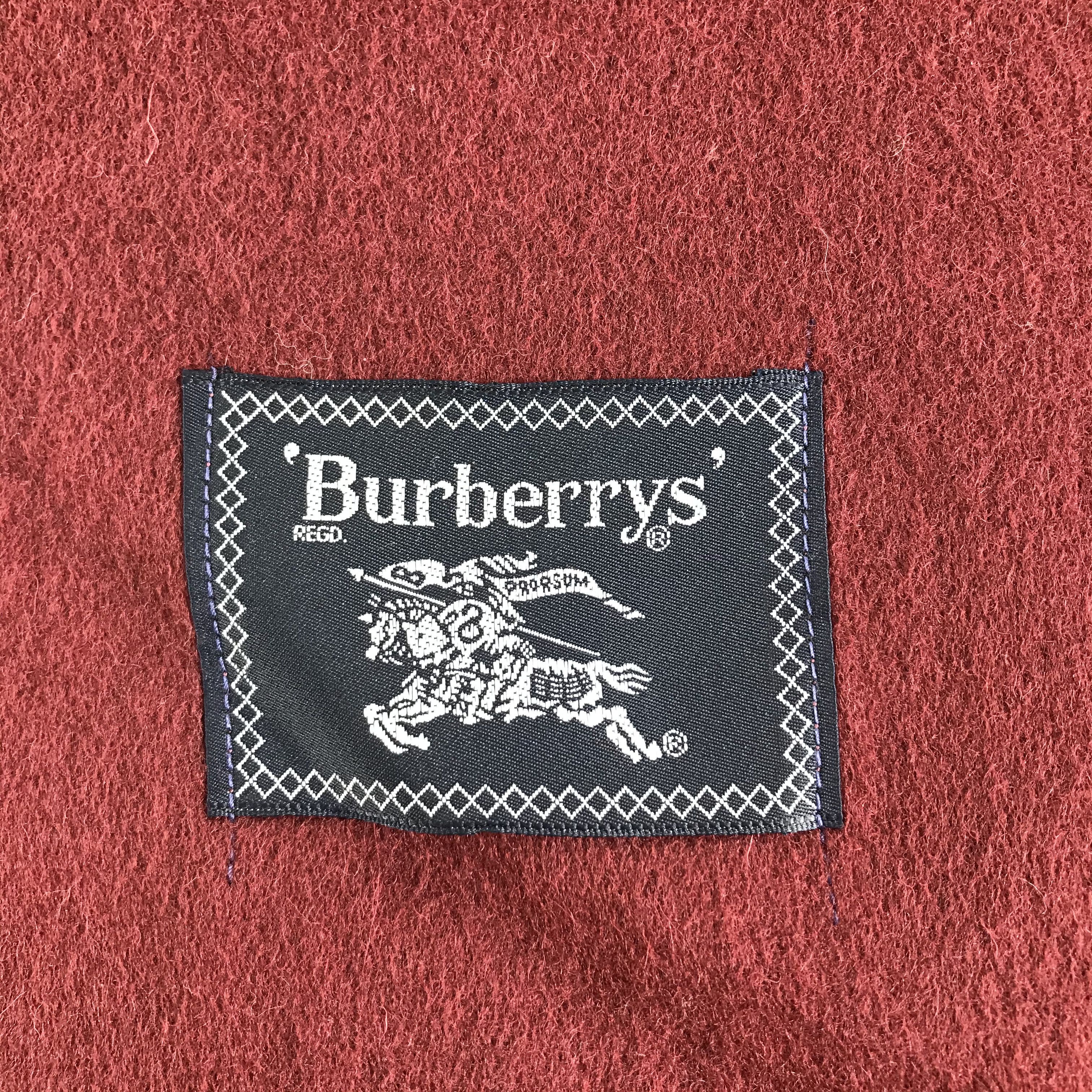 Burberry × Vintage Burberry Scarf / Muffler / Neckwear - WW1164 Size ONE SIZE - 5 Thumbnail