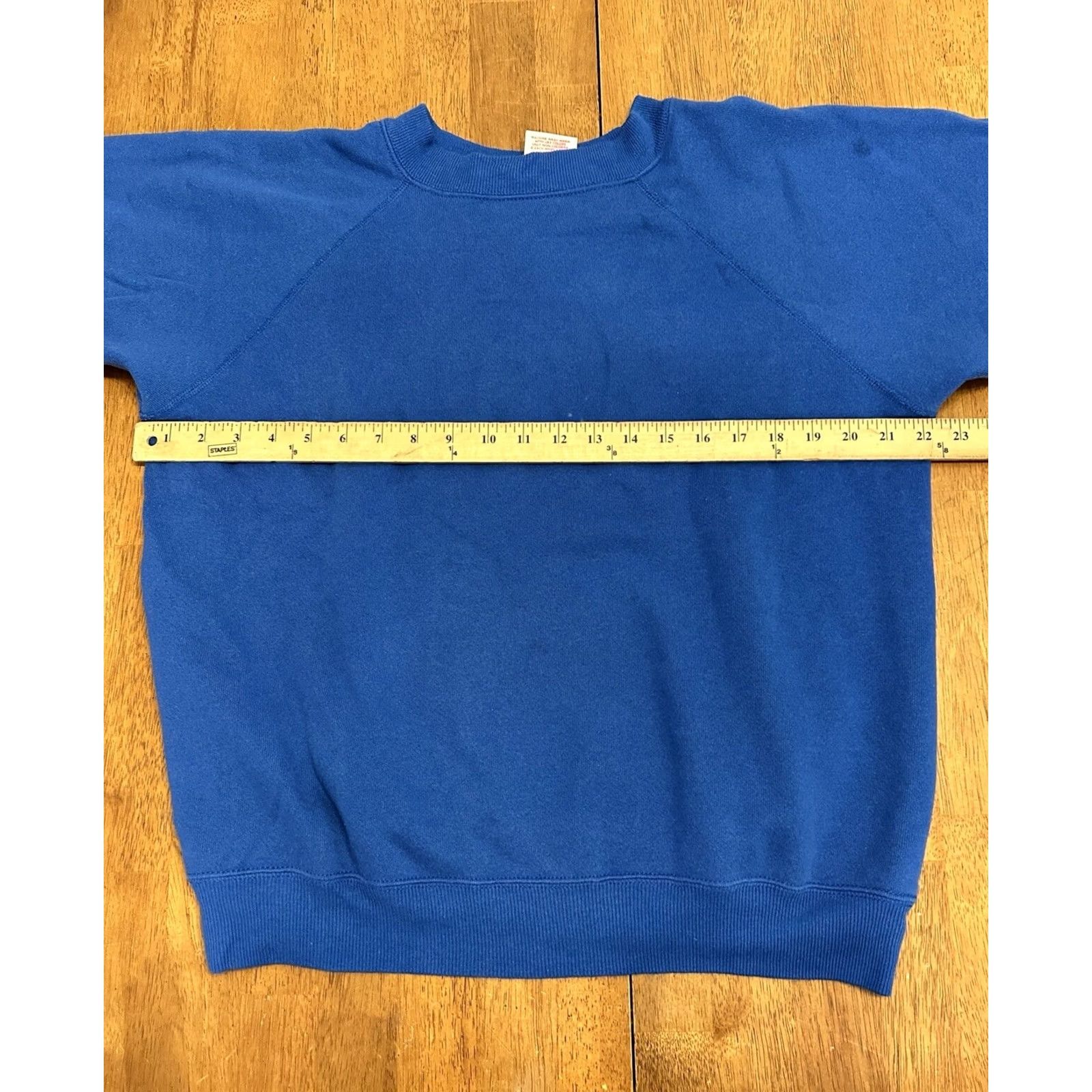 Hanes VINTAGE Hanes Sweatshirt Blue Large 80s Crewneck Mens Size US L / EU 52-54 / 3 - 6 Thumbnail