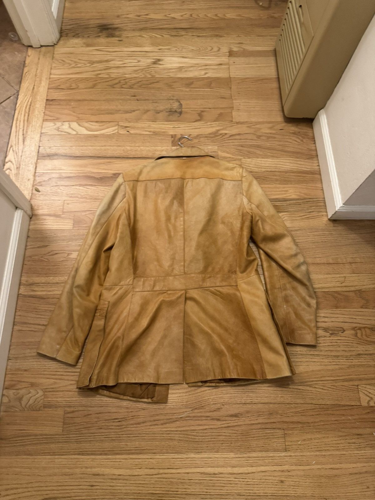 Vintage Vintage italian hand made brown leather jacket Size US M / EU 48-50 / 2 - 4 Thumbnail