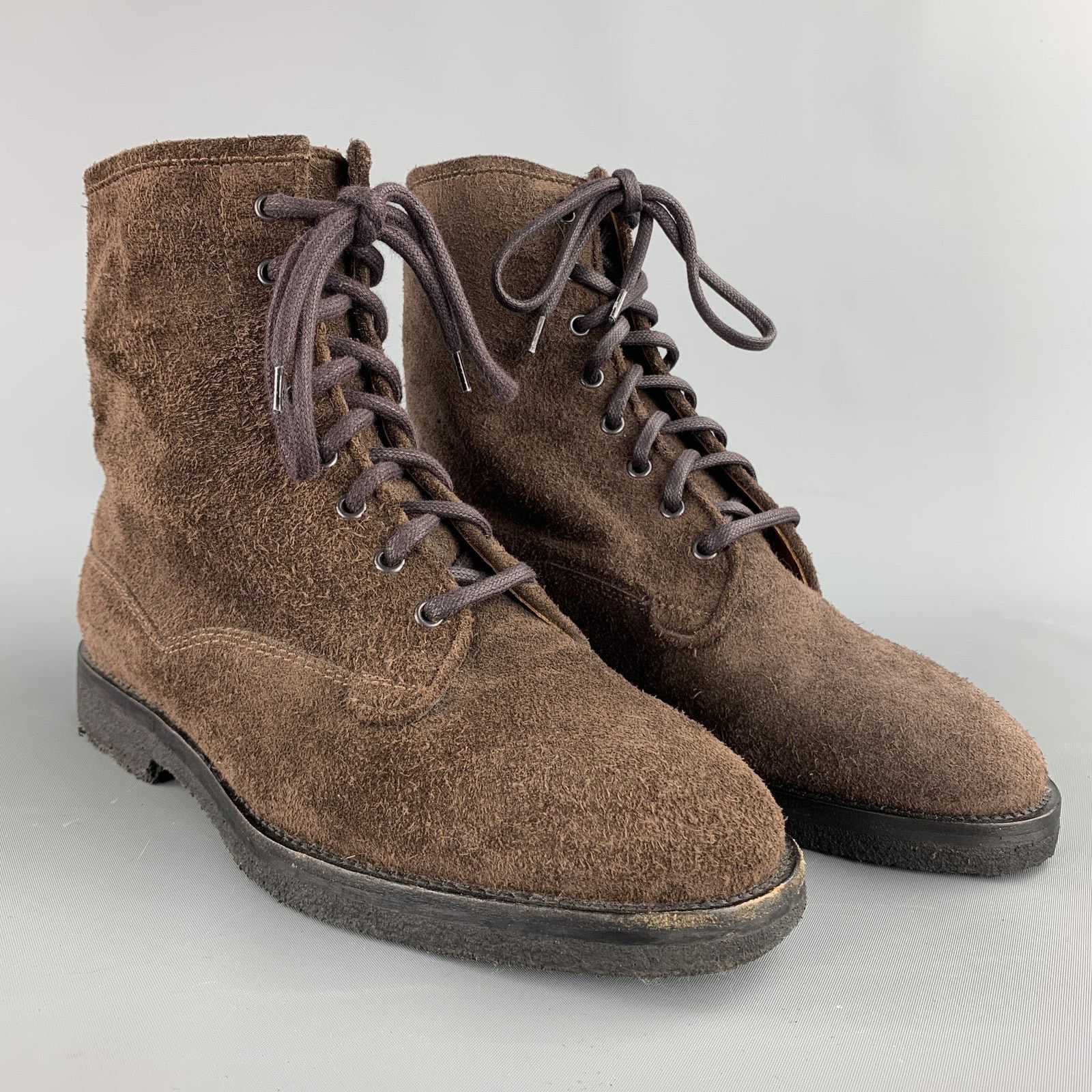 Christian Kimber CHRISTIAN KIMBER Size 7 Brown Suede Crepe Sole Boots Size US 7 / EU 40 - 2 Thumbnail