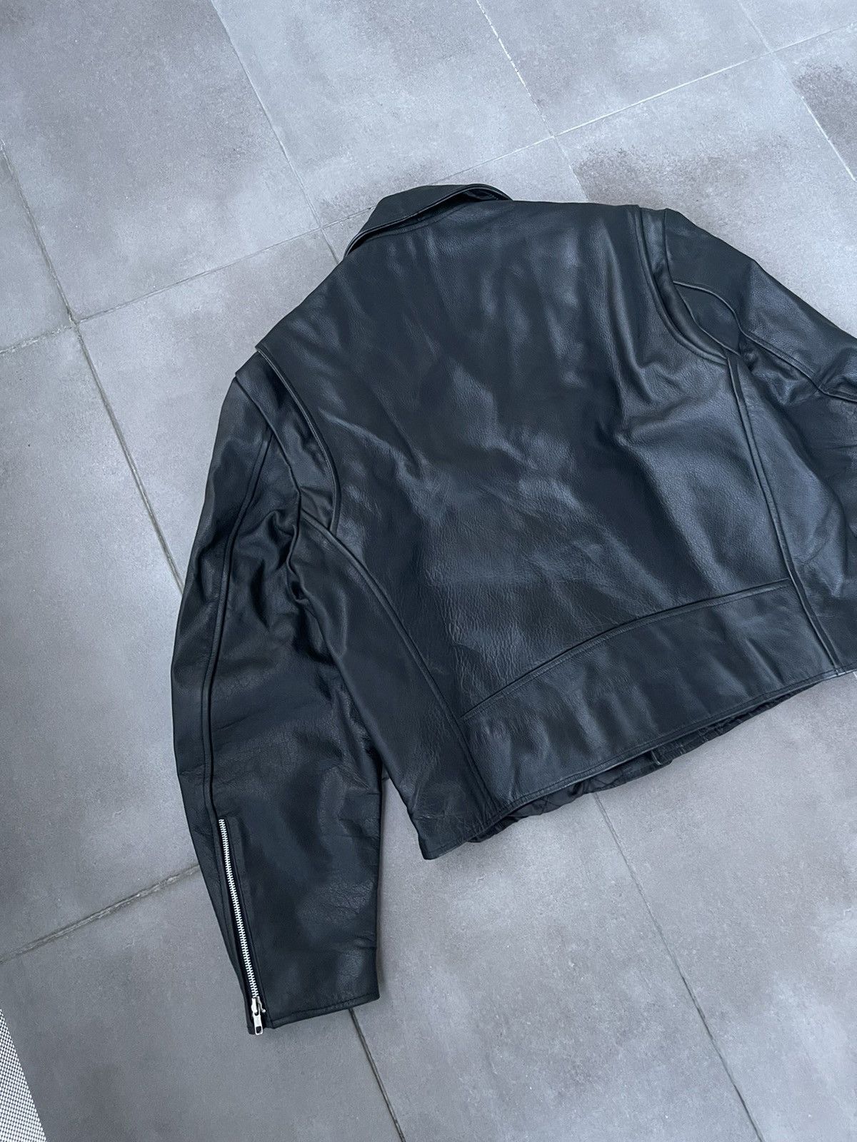 Leather Vintage Highway Black Racing Real Cow Leather Biker Jacket Size US L / EU 52-54 / 3 - 12 Thumbnail