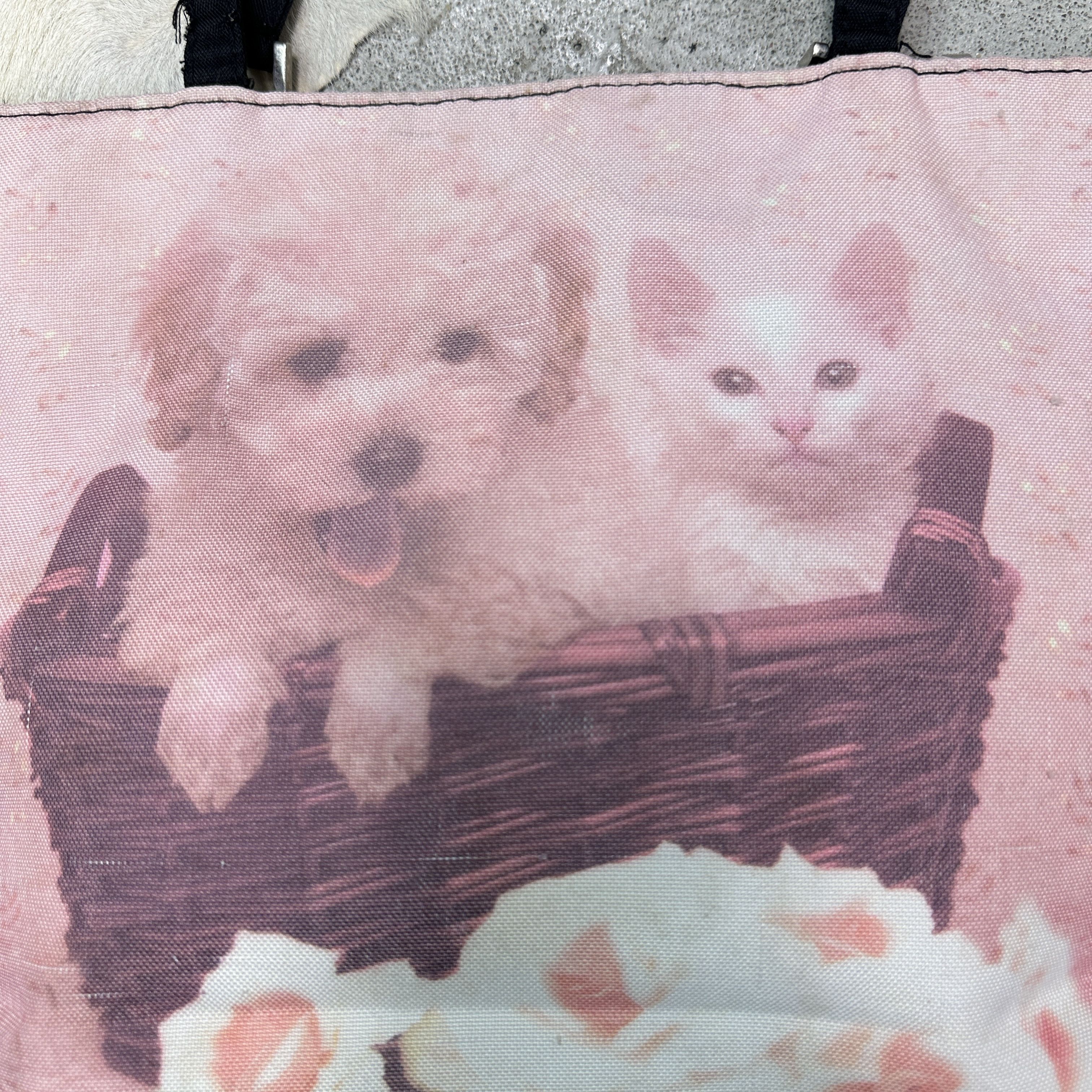 Vintage Vintage Nostalgic Kitty Doggy Hobo Bag Y2K Size ONE SIZE - 5 Thumbnail