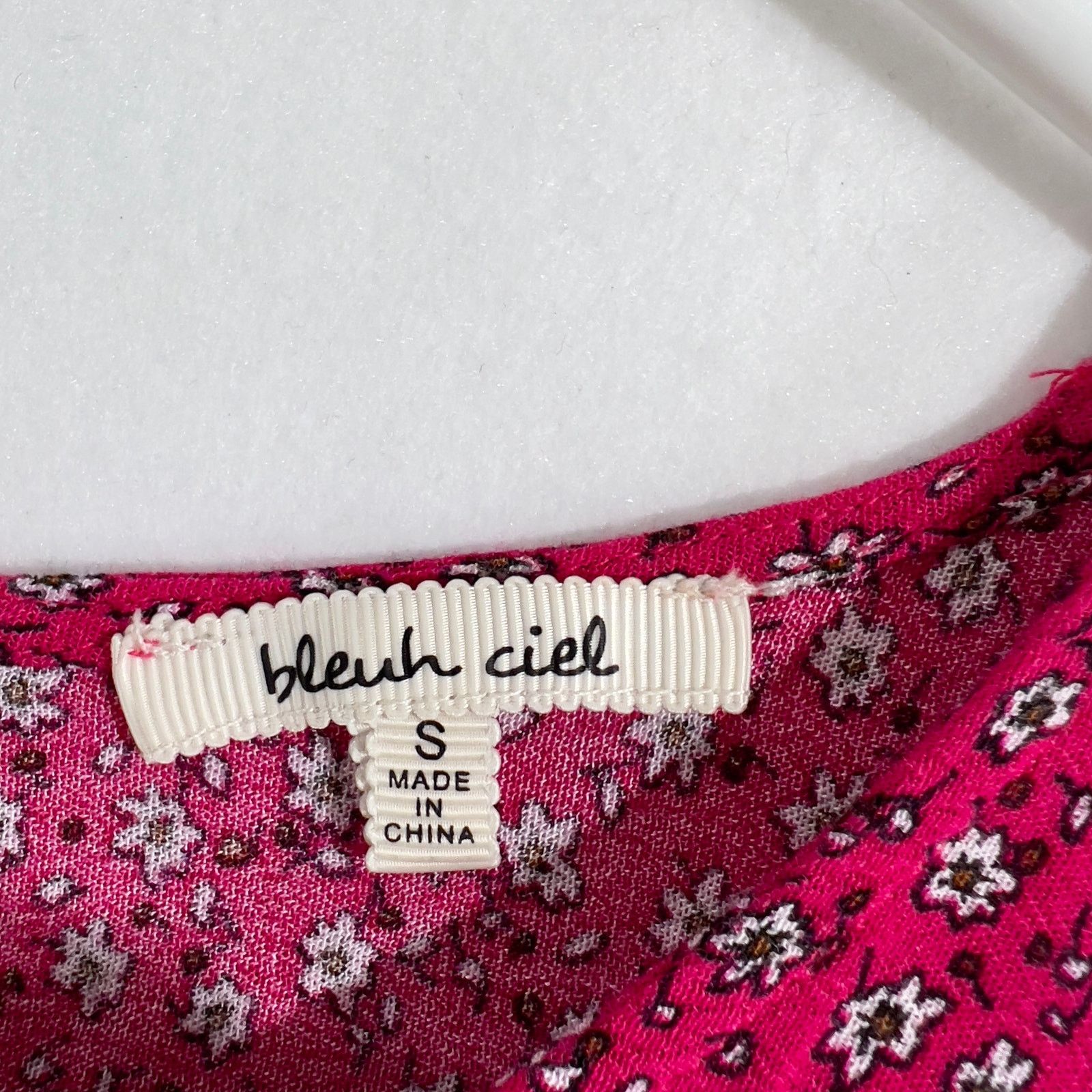 Anthropologie Exposed Shoulder Blouse Bleuh Ciel Anthropologie Floral Size S / US 4 / IT 40 - 2 Thumbnail