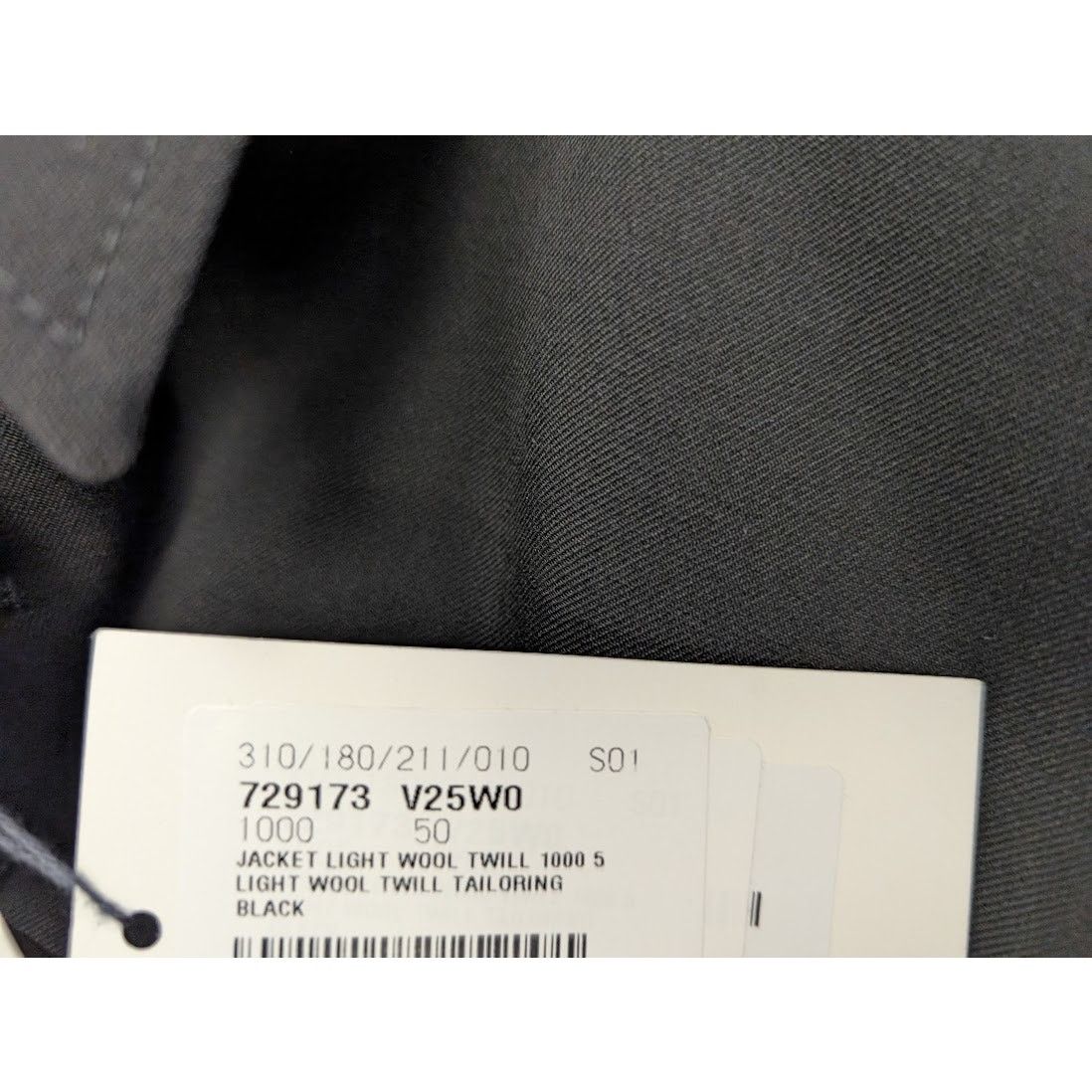 Bottega Veneta o1rshd1 Blazer Jacket Light Wool Twill Tailoring in Black Size US M / EU 48-50 / 2 - 14 Thumbnail