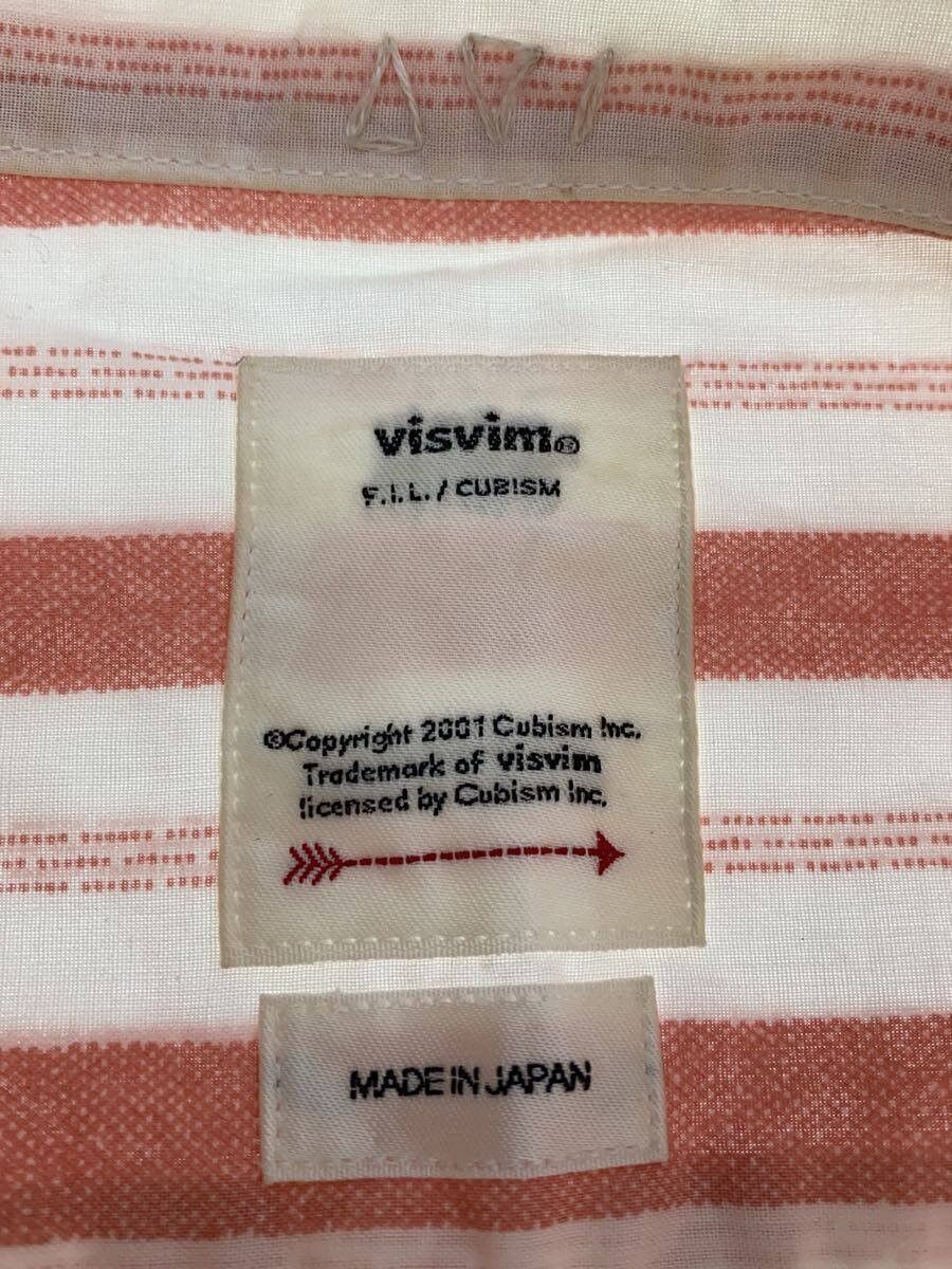 Visvim Pink Cotton Stripe Long Sleeve Shirt Size US S / EU 44-46 / 1 - 3 Thumbnail