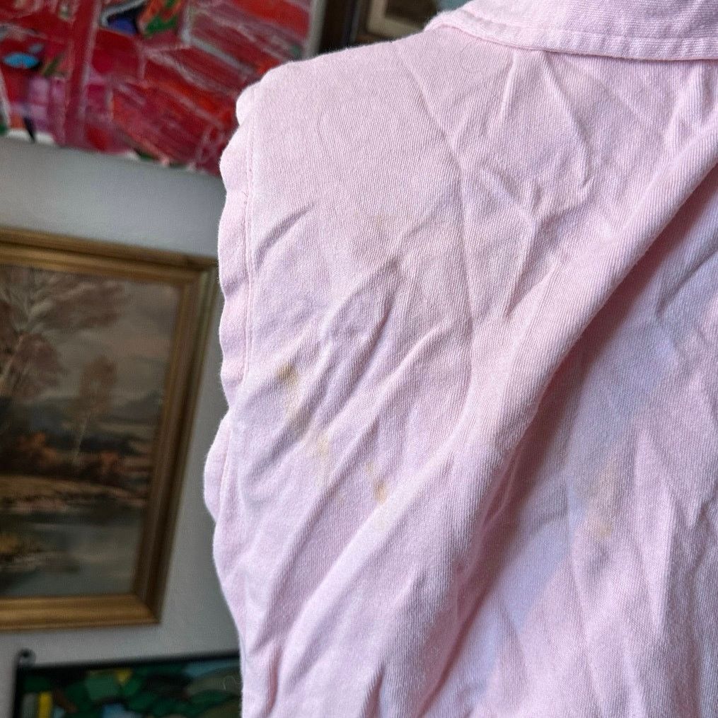 Basic Editions stained basic editions pink white tank top Size L / US 10 / IT 46 - 3 Thumbnail