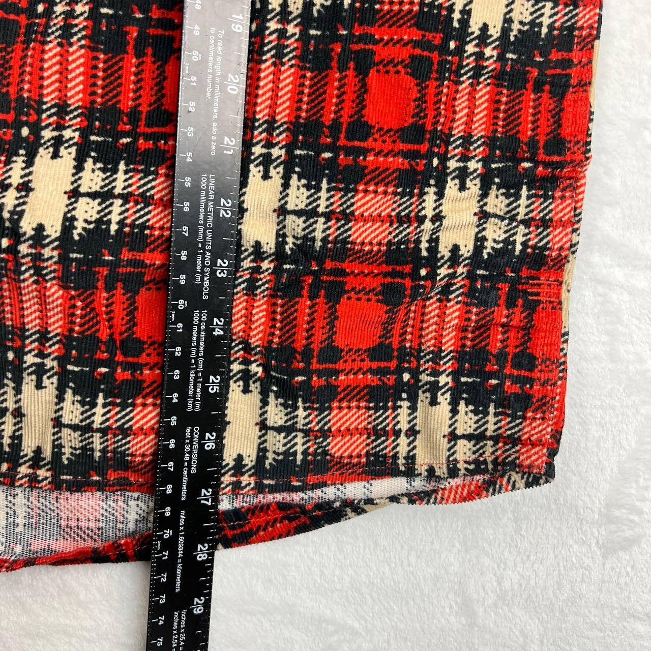 Bdg BDG Shirt Mens Medium Plaid Corduroy Button Down Size US M / EU 48-50 / 2 - 3 Thumbnail