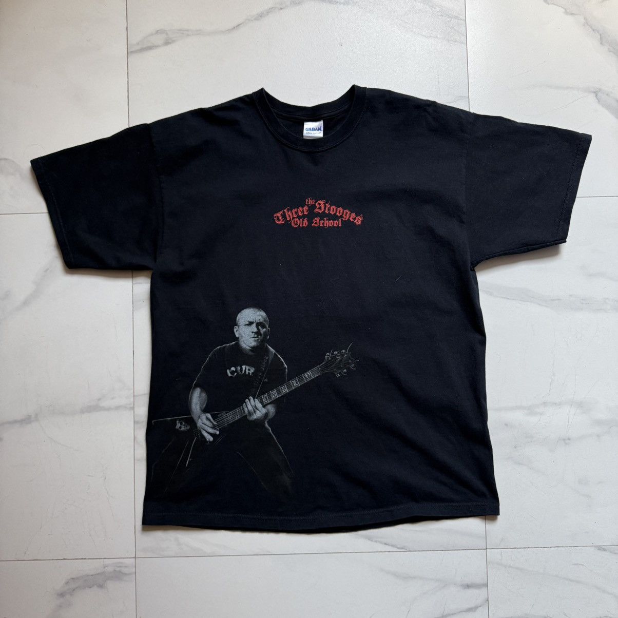Vintage Vintage Y2K The Three Stooges World Tour T-Shirt Size US XL / EU 56 / 4 - 2 Thumbnail