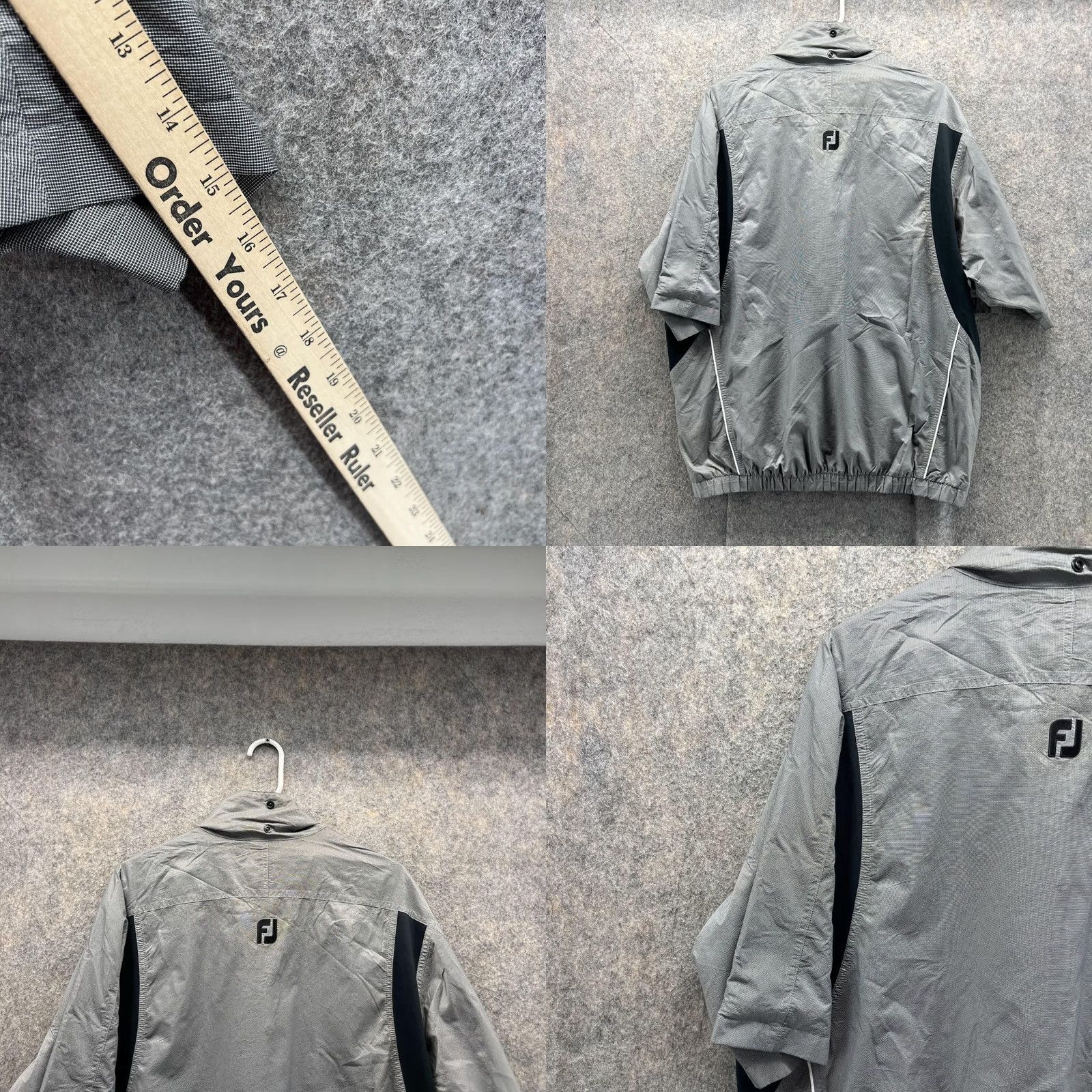 Footjoy FootJoy Sweater Men Medium Gray 1/4 Zip Mock Neck Golf Short Sleeve Pullover Size US M / EU 48-50 / 2 - 8 Thumbnail