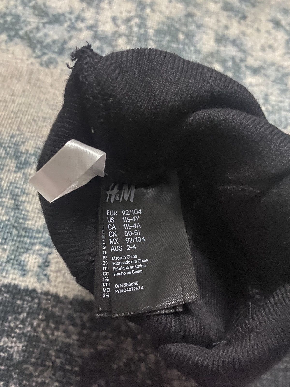 Japanese Brand H&M Skulls Beanie Size ONE SIZE - 4 Thumbnail