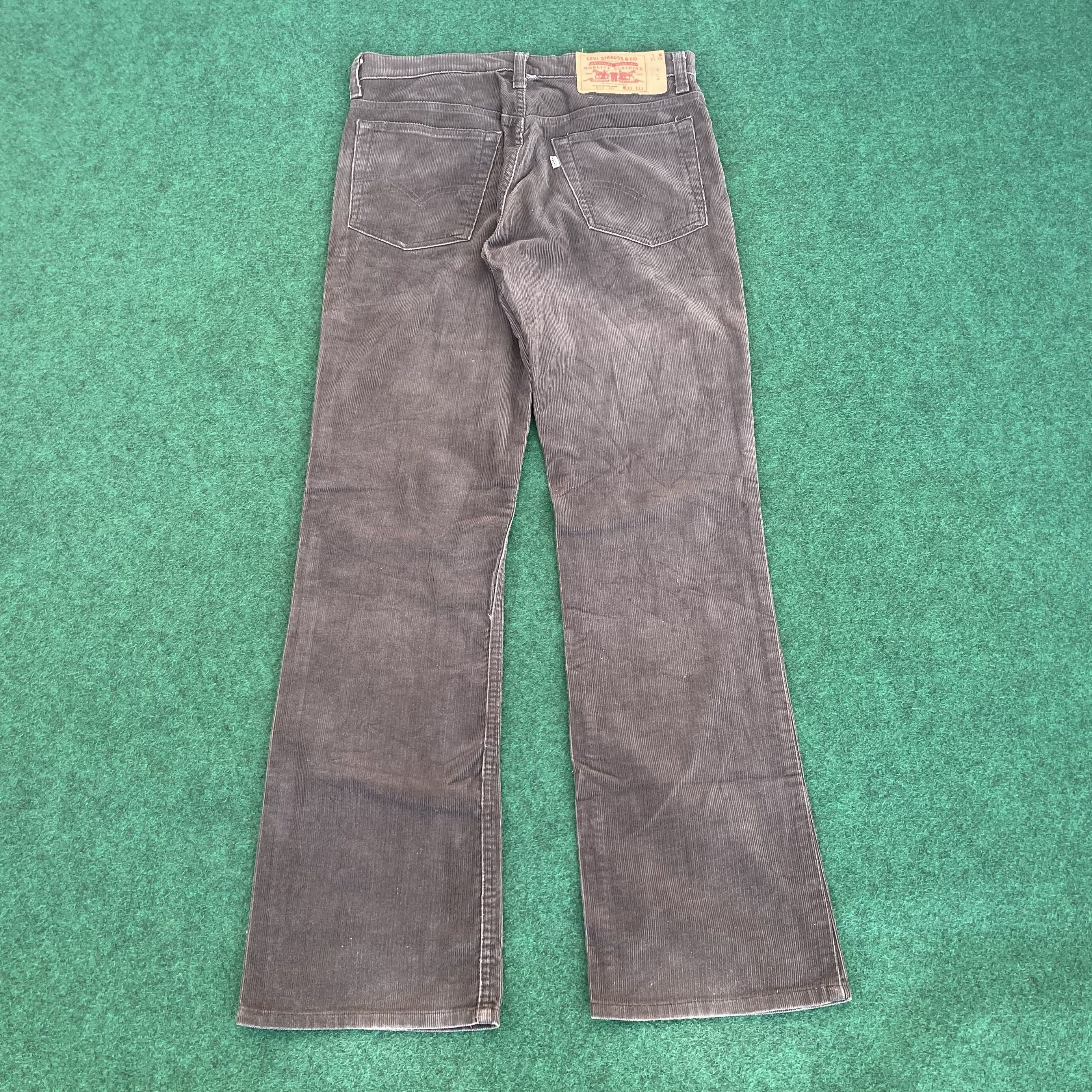 Levi's × Vintage Vtg Levis 517 Denim Corduroy Flare Bootcut Sz 29 Jeans Size US 29 - 11 Thumbnail