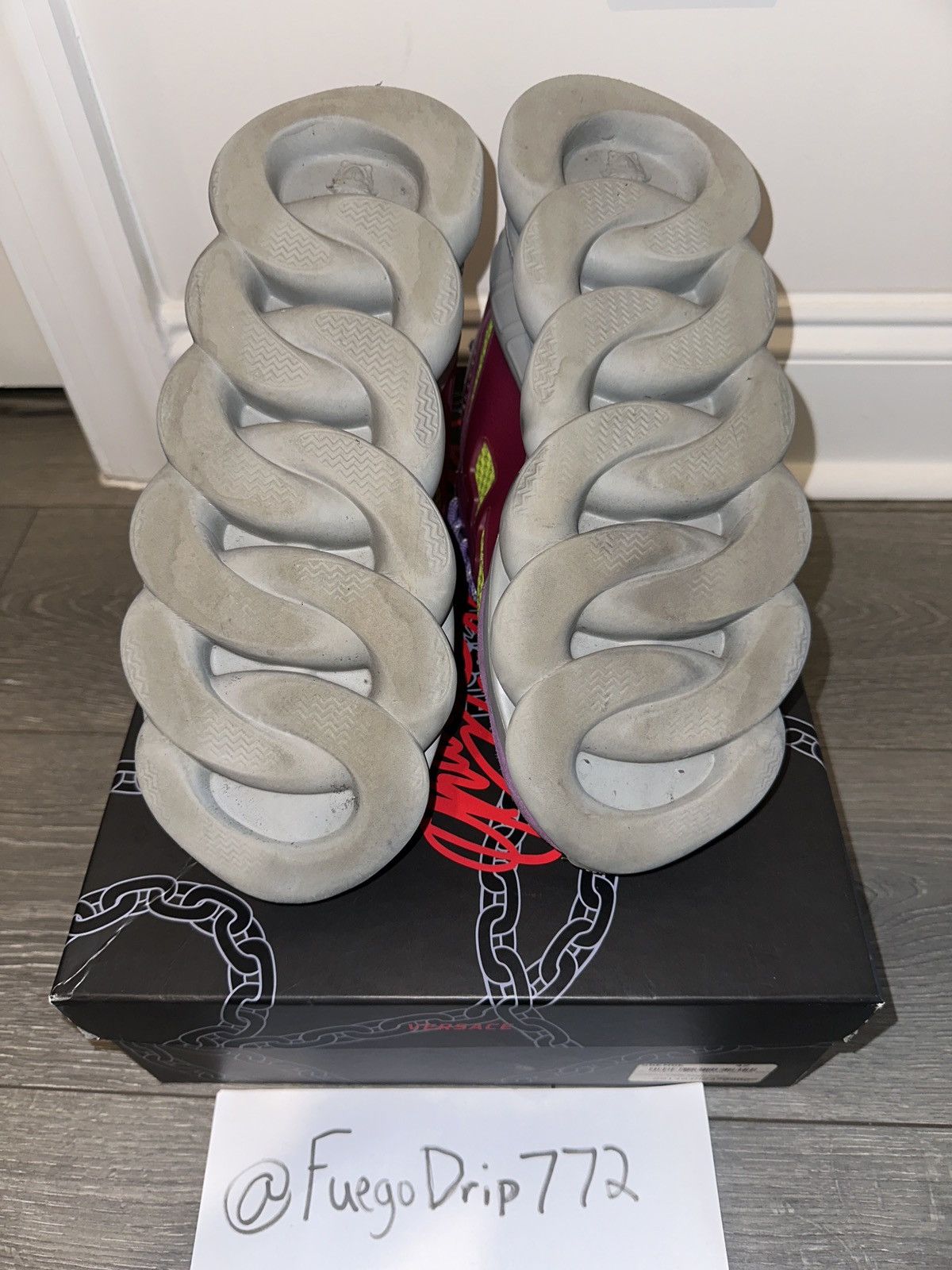 Versace Versace Chain Reaction Purple/Green Size 42 Size US 9 / EU 42 - 5 Thumbnail