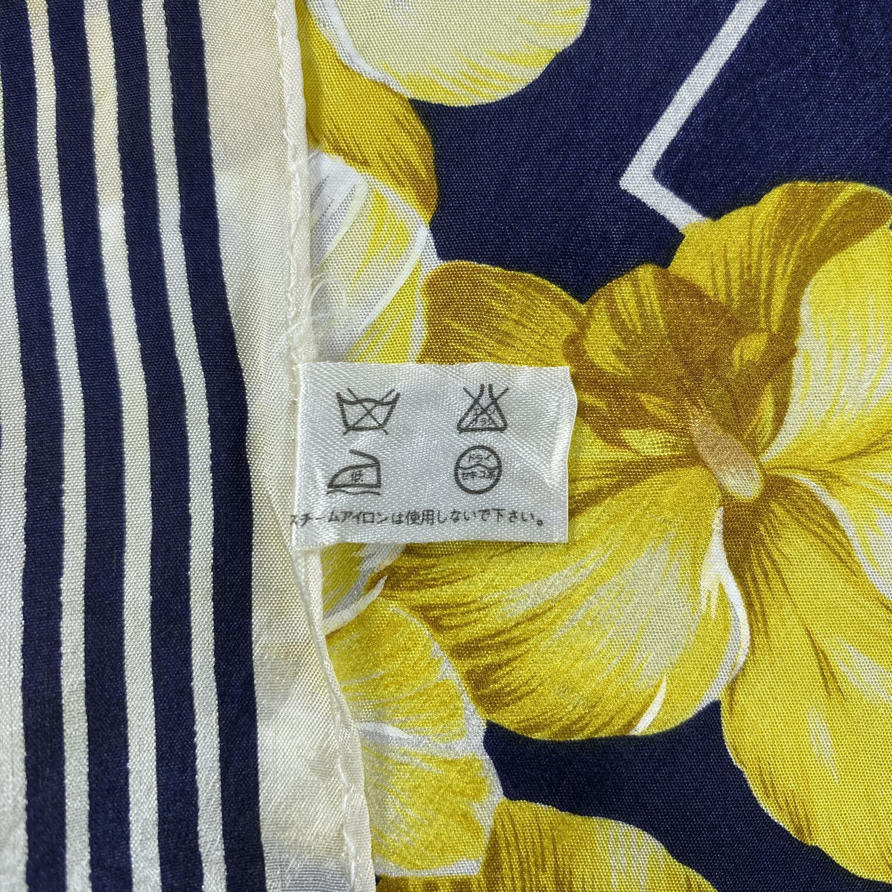 Japanese Brand × Vintage Vintage Japanese Brand Floral Silk Scarf SS039 Size ONE SIZE - 7 Thumbnail