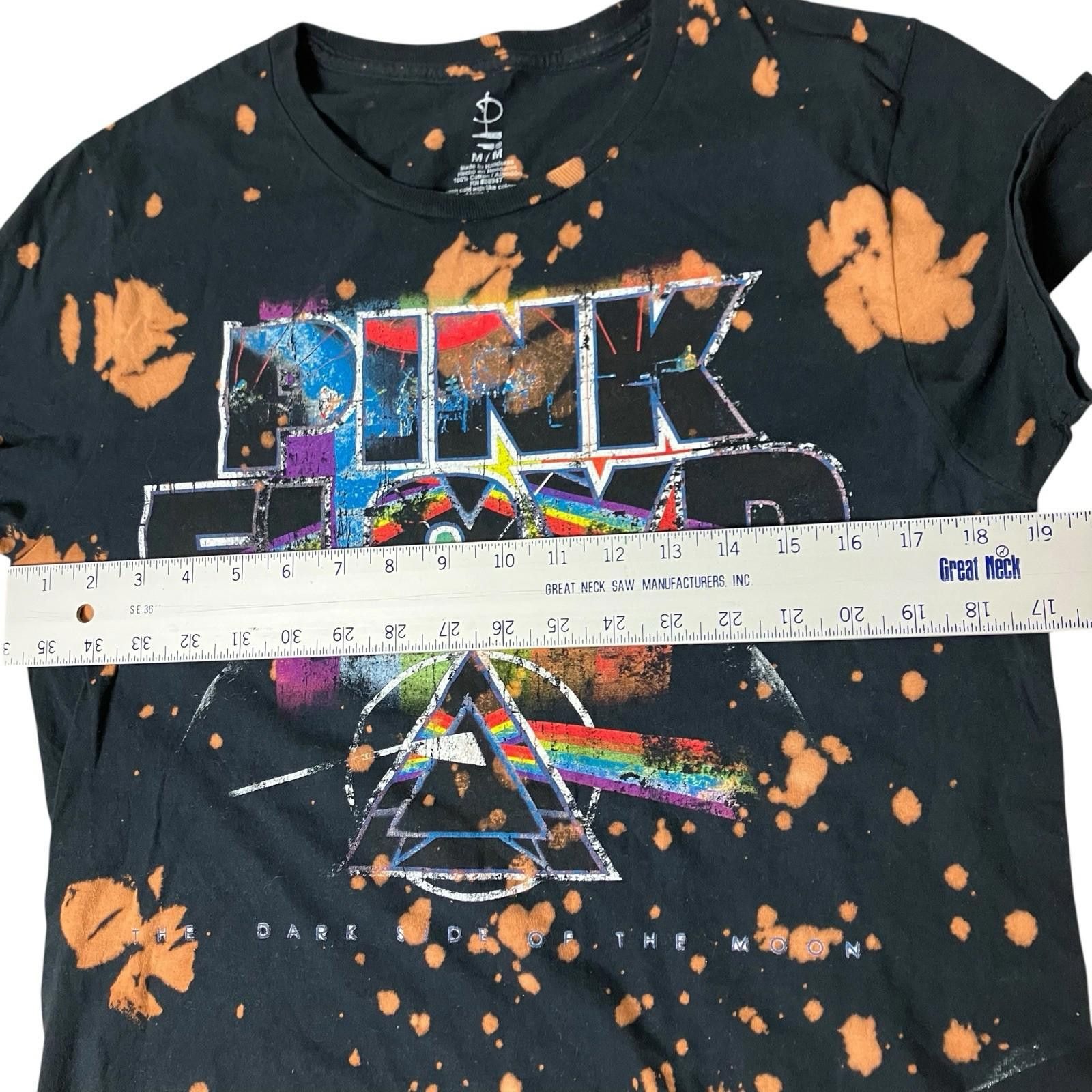 Pink Floyd Pink Floyd T-Shirt Mens M Black Dark Side Of Moon Bleached Size US M / EU 48-50 / 2 - 5 Thumbnail