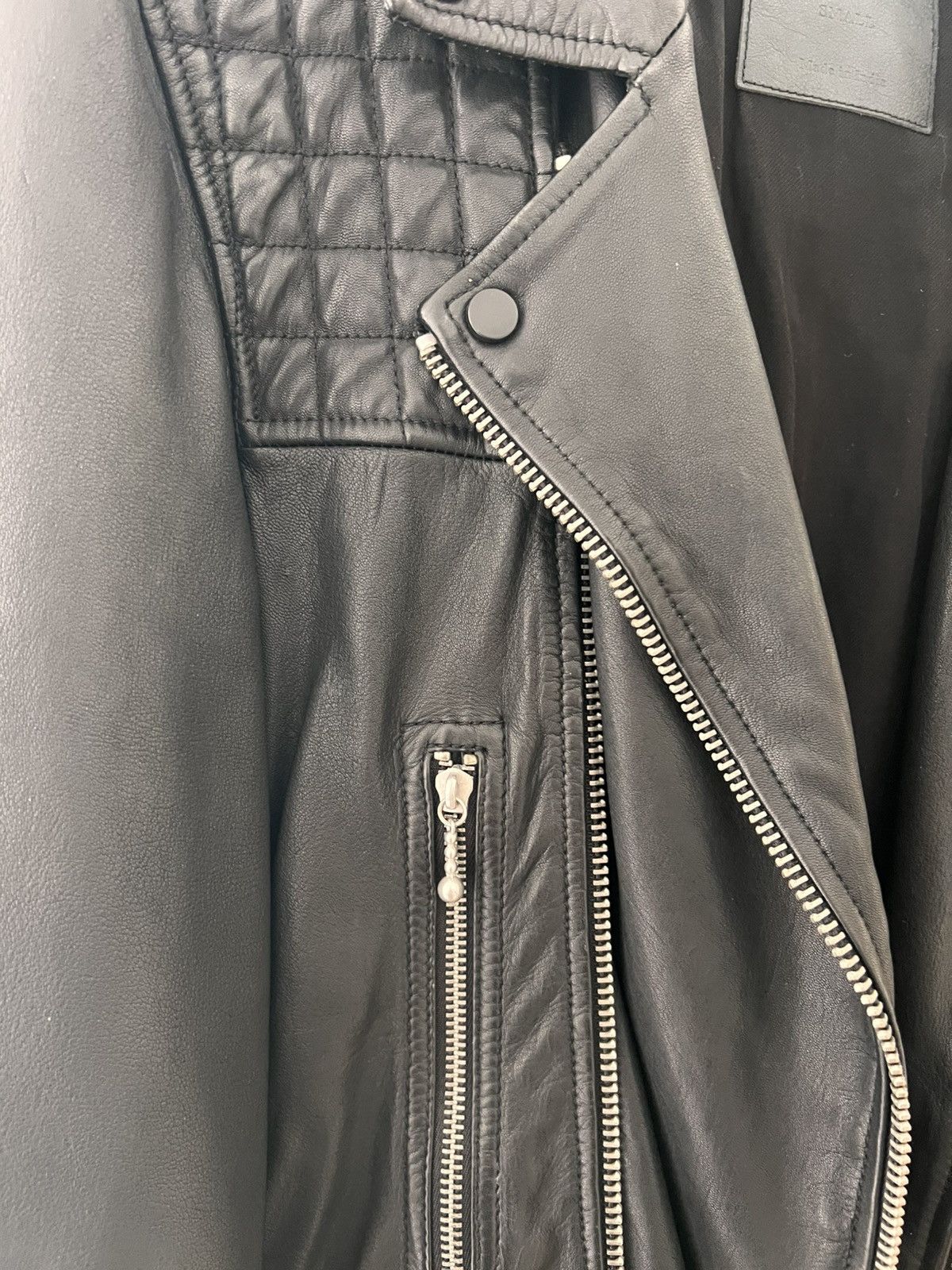 Allsaints All Saints Leather Biker Jacket Size US S / EU 44-46 / 1 - 3 Thumbnail