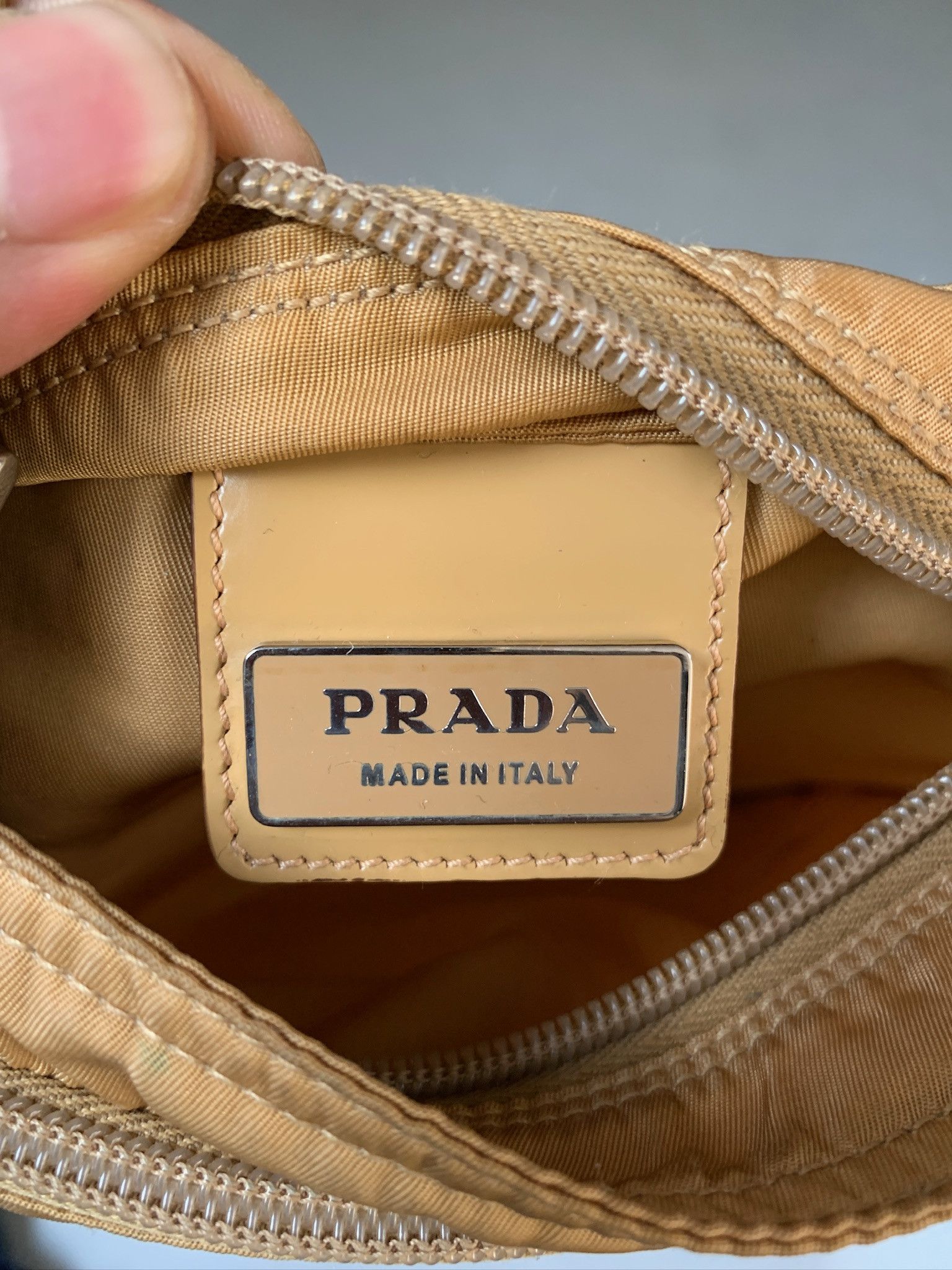 Prada Prada Nylon Messenger Bag In Golden Mustard Size ONE SIZE - 4 Thumbnail