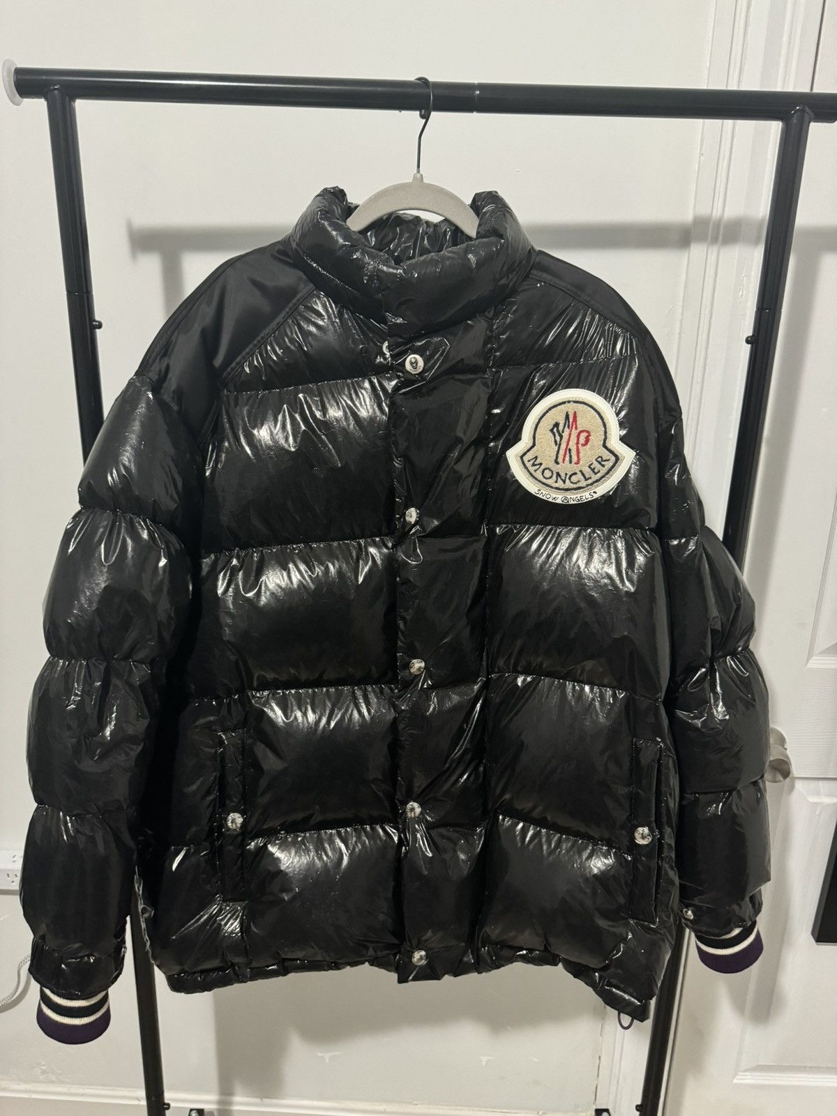 image of Moncler X Palm Angels Genius Tim Jacket Black, Men's (Size XL)