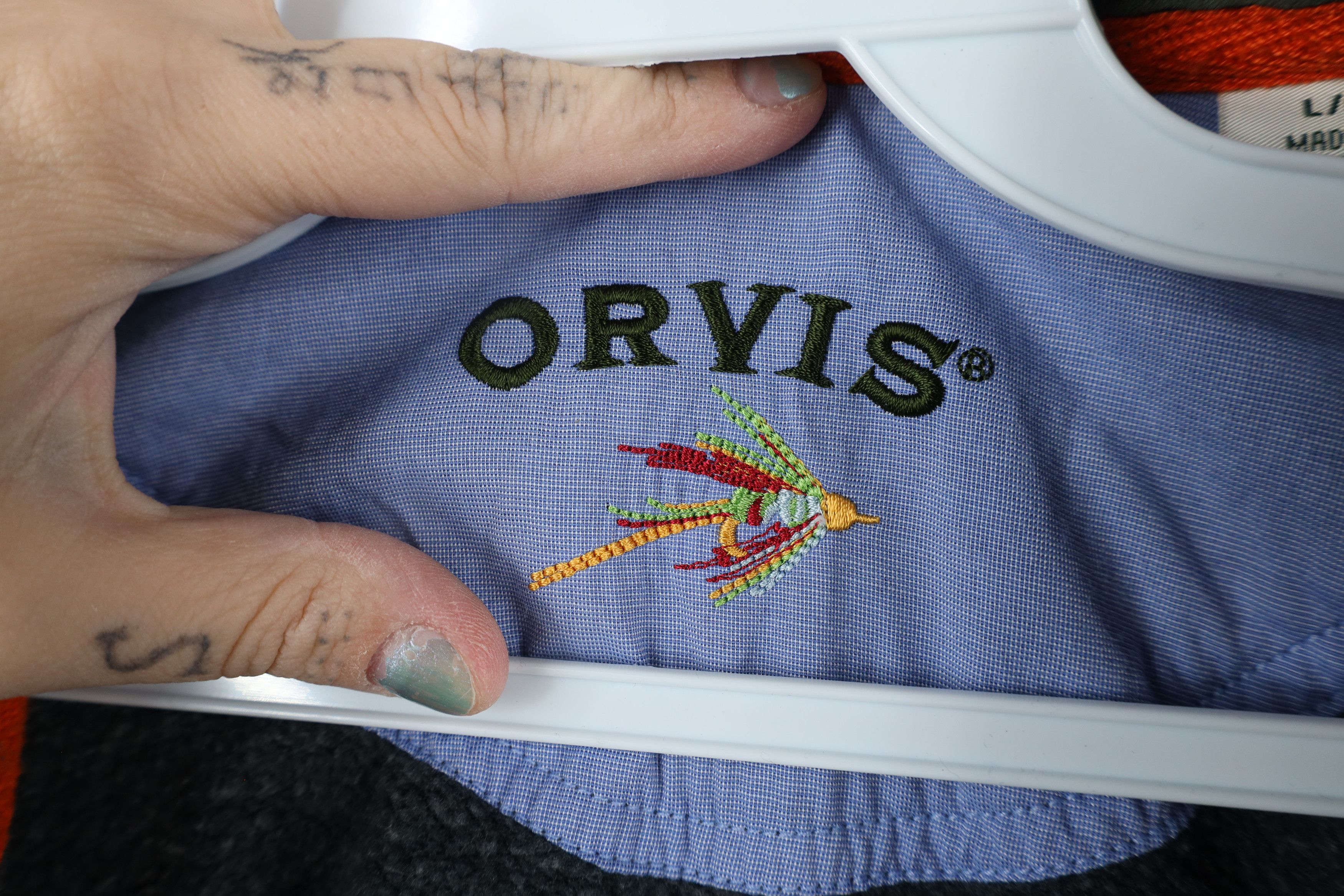 Orvis Vintage Orvis Blank Half Zip Heavyweight Pullover Sweatshirt Size US L / EU 52-54 / 3 - 7 Thumbnail
