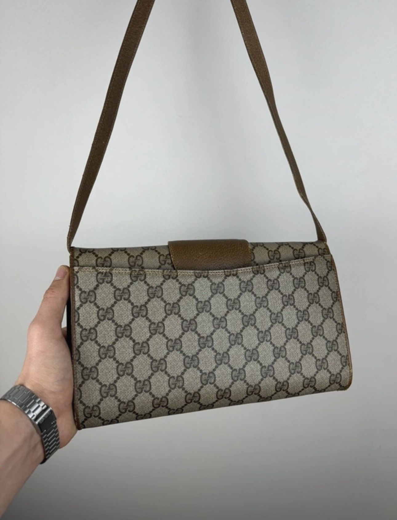 Gucci Shoulder bag Gucci GG monogram original casual luxury item Size ONE SIZE - 5 Thumbnail