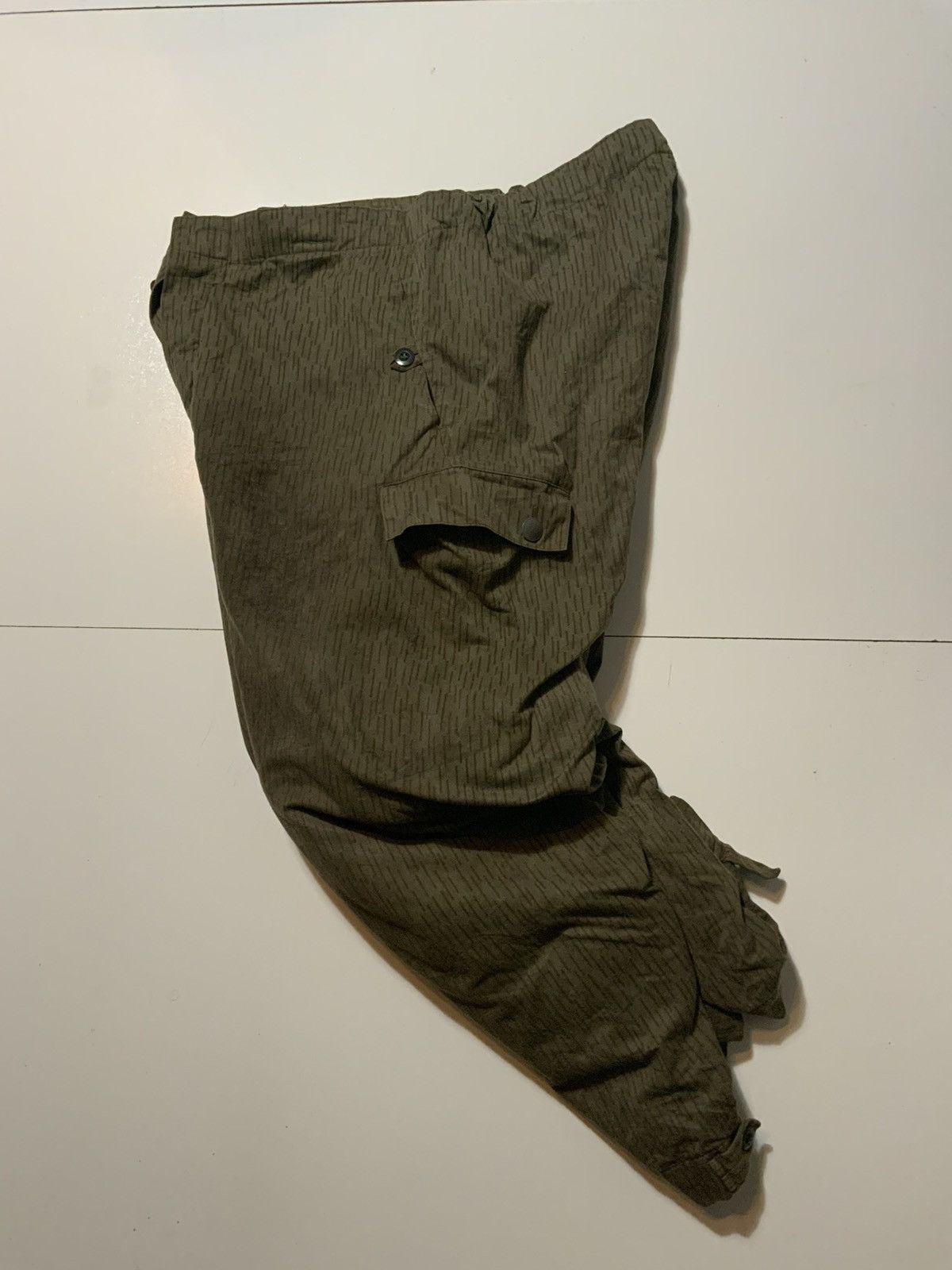 Vintage M48 East German Army Strichtarn Cargo Camo Cold War Pants Size US 38 / EU 54 - 4 Thumbnail