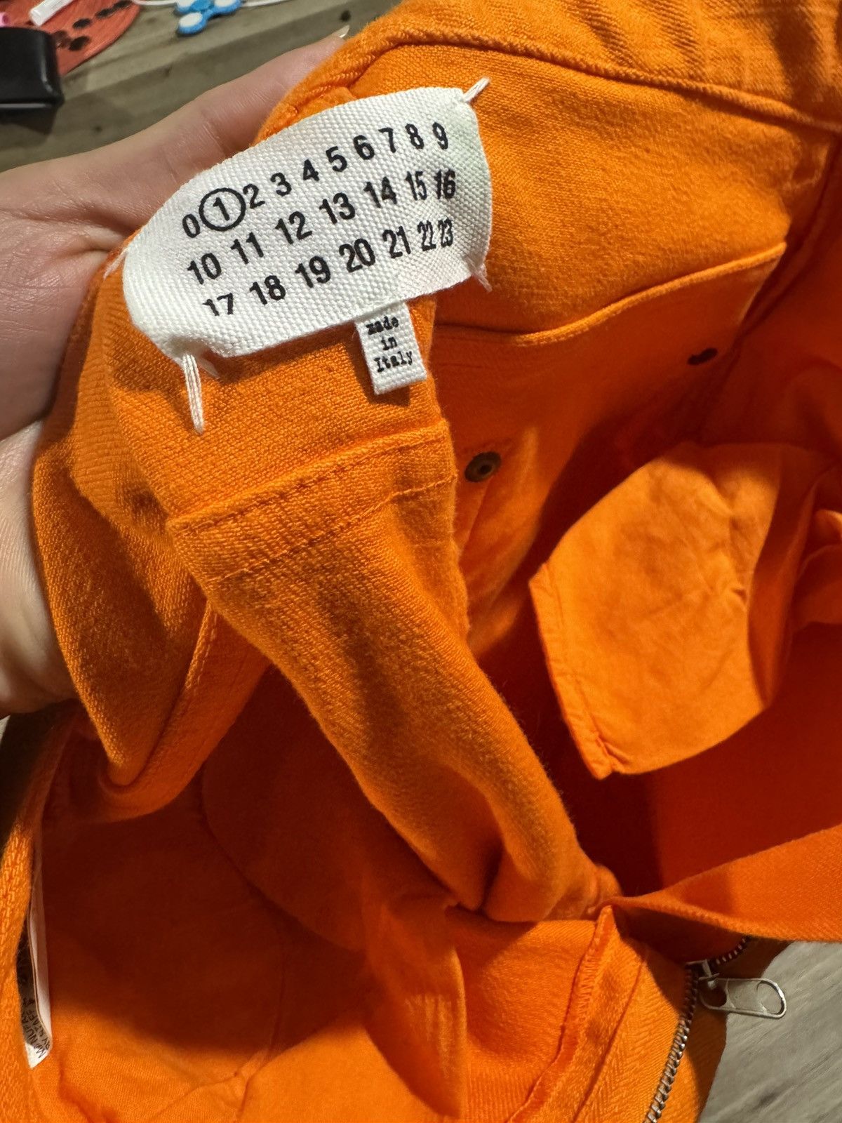 Maison Margiela Maison Margiela, orange denim Size US 40 / EU 56 - 3 Thumbnail