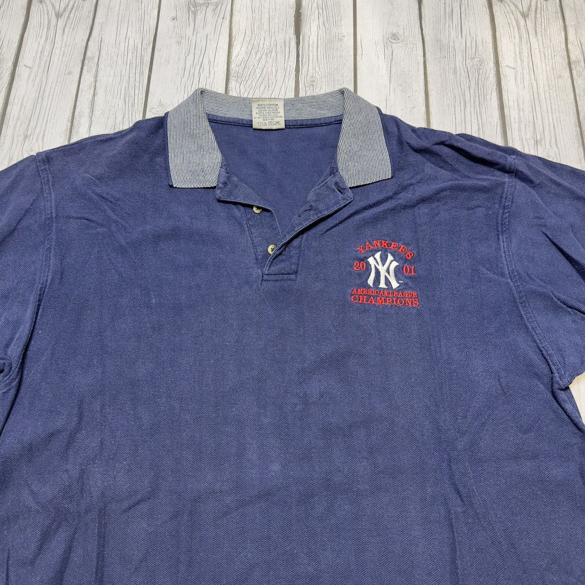 MLB × New York Yankees × Vintage Vintage New York Yankees polo shirt Size US XL / EU 56 / 4 - 3 Thumbnail