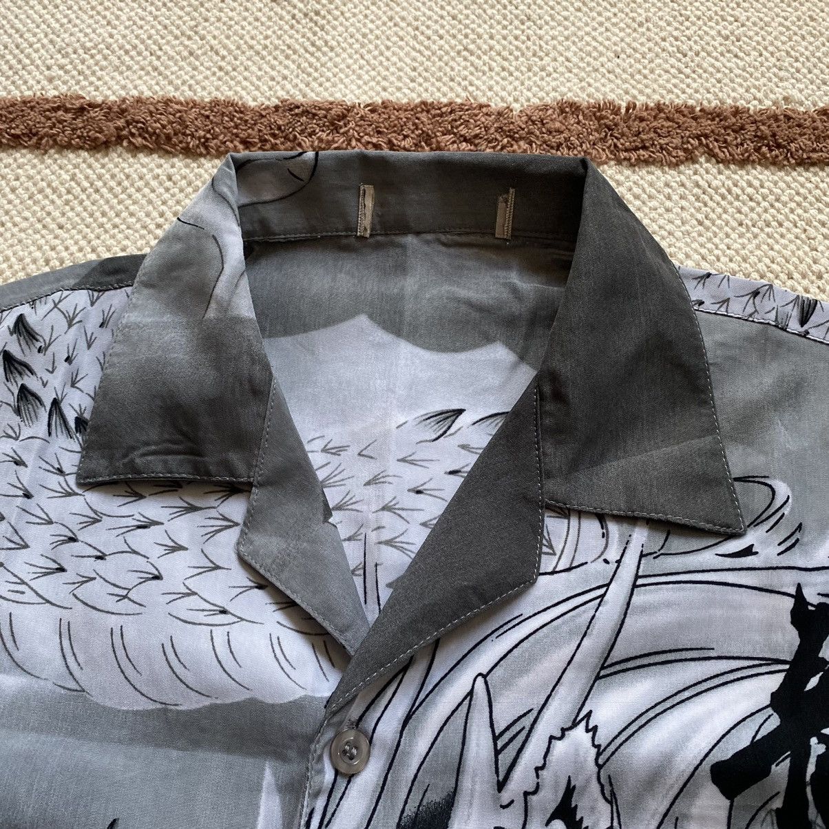 Japanese Brand VINTAGE JAPANESE DRAGON FULL PRINT SHIRT Size US XL / EU 56 / 4 - 5 Thumbnail