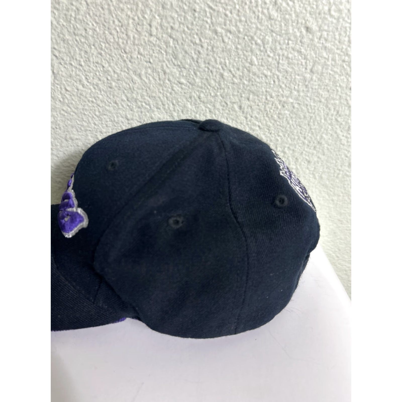 American Needle VINTAGE Y2k American Needle Sacramento Kings Hat Black Purple Strapback Hook Loop Men One Size Cap Size ONE SIZE - 7 Thumbnail