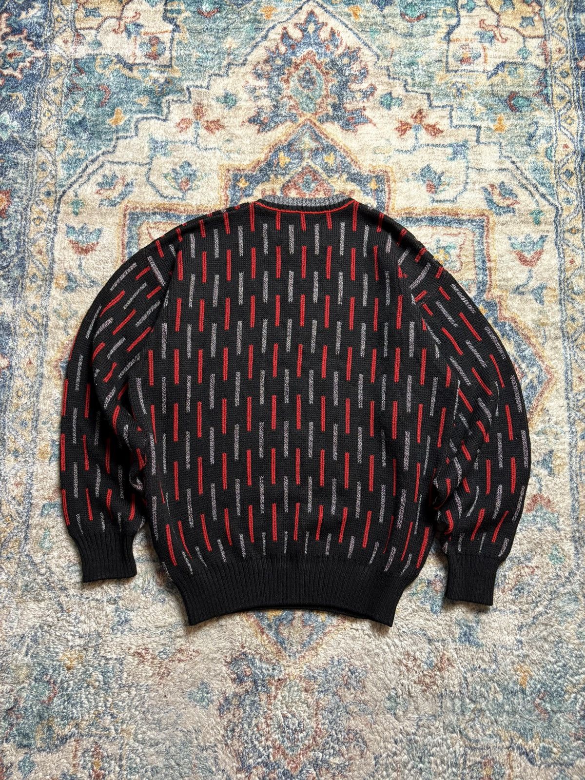 Vintage Vintage Sears Striped Pullover Sweater Medium Size US M / EU 48-50 / 2 - 2 Thumbnail
