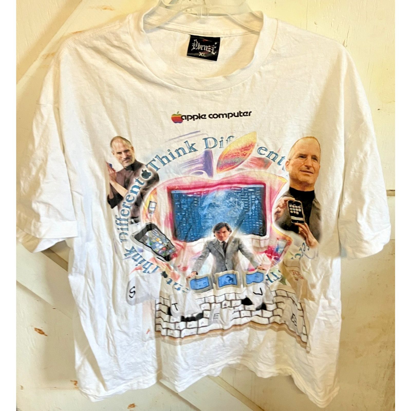 Apple DBruze Apple Mac Steve Jobs T-Shirt Size XL Vintage Bootleg Size US XL / EU 56 / 4 - 1 Thumbnail