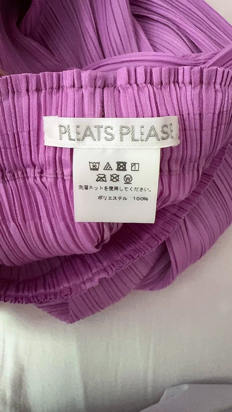 Issey Miyake issey miyake size:3 Pink and purple trousers 2506-Nextarro Size 42" / US 20 - 6 Thumbnail