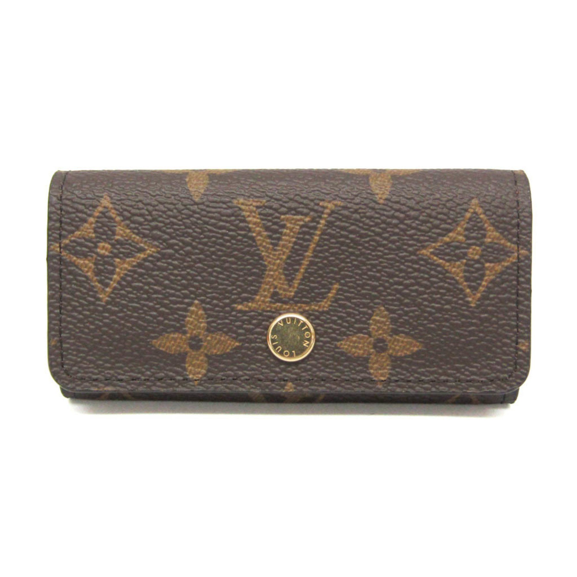 Louis Vuitton Monogram 4 Key Holder M62631 MenWomen Monogram Key Case Brown