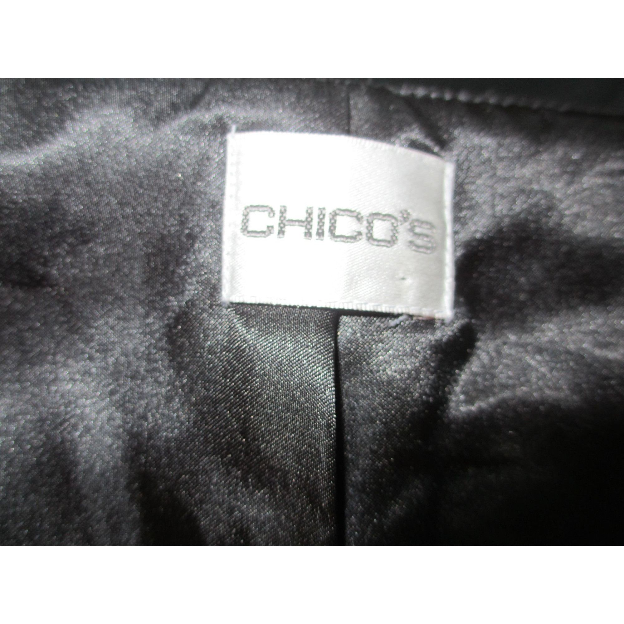 Chicos Chicos Travelers Gray Beaded Embellished Open Front Vest Siz Size M / US 6-8 / IT 42-44 - 10 Thumbnail