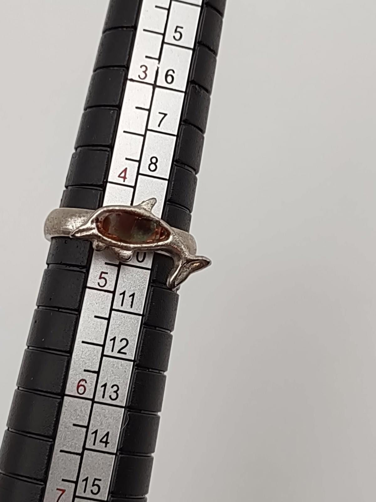 Sterling Silver Sterling Silver Dolphin Toe Ring Adjustable Beach Coastal Size ONE SIZE - 2 Thumbnail