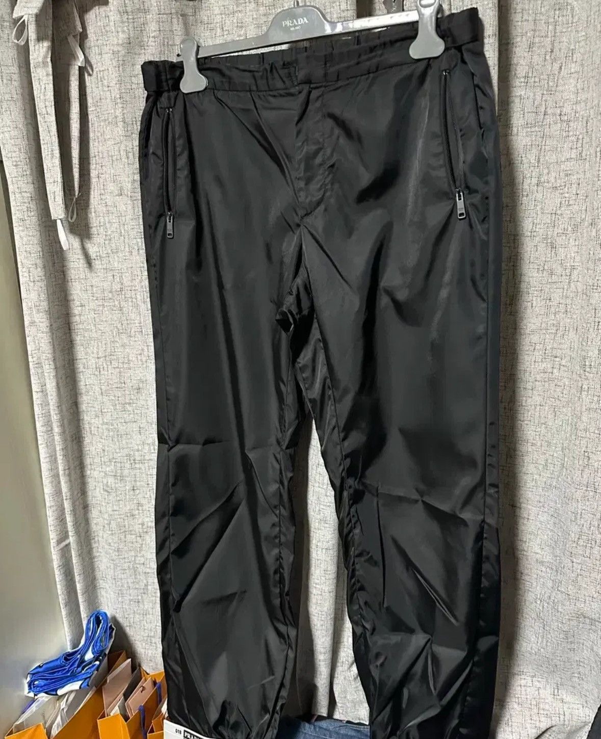 Prada Gabardine Nylon Pants / blk Size US 34 / EU 50 - 1 Thumbnail