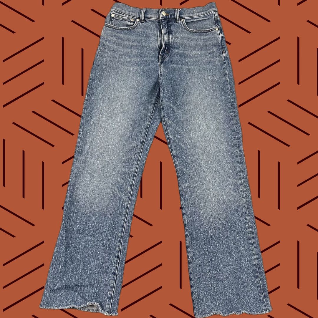 Madewell Madewell 90s High Rise Straight Jeans Women 28T Tall Blue Denim Size 28" / US 6 / IT 42 - 1 Thumbnail
