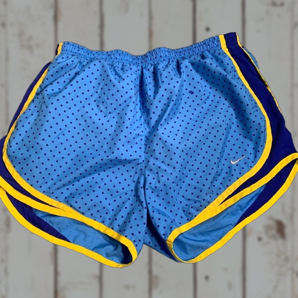 Nike Nike Dri-Fit Running Shorts Women M Blue Athletic Regular Size 32" / US 10 / IT 46 - 1 Thumbnail