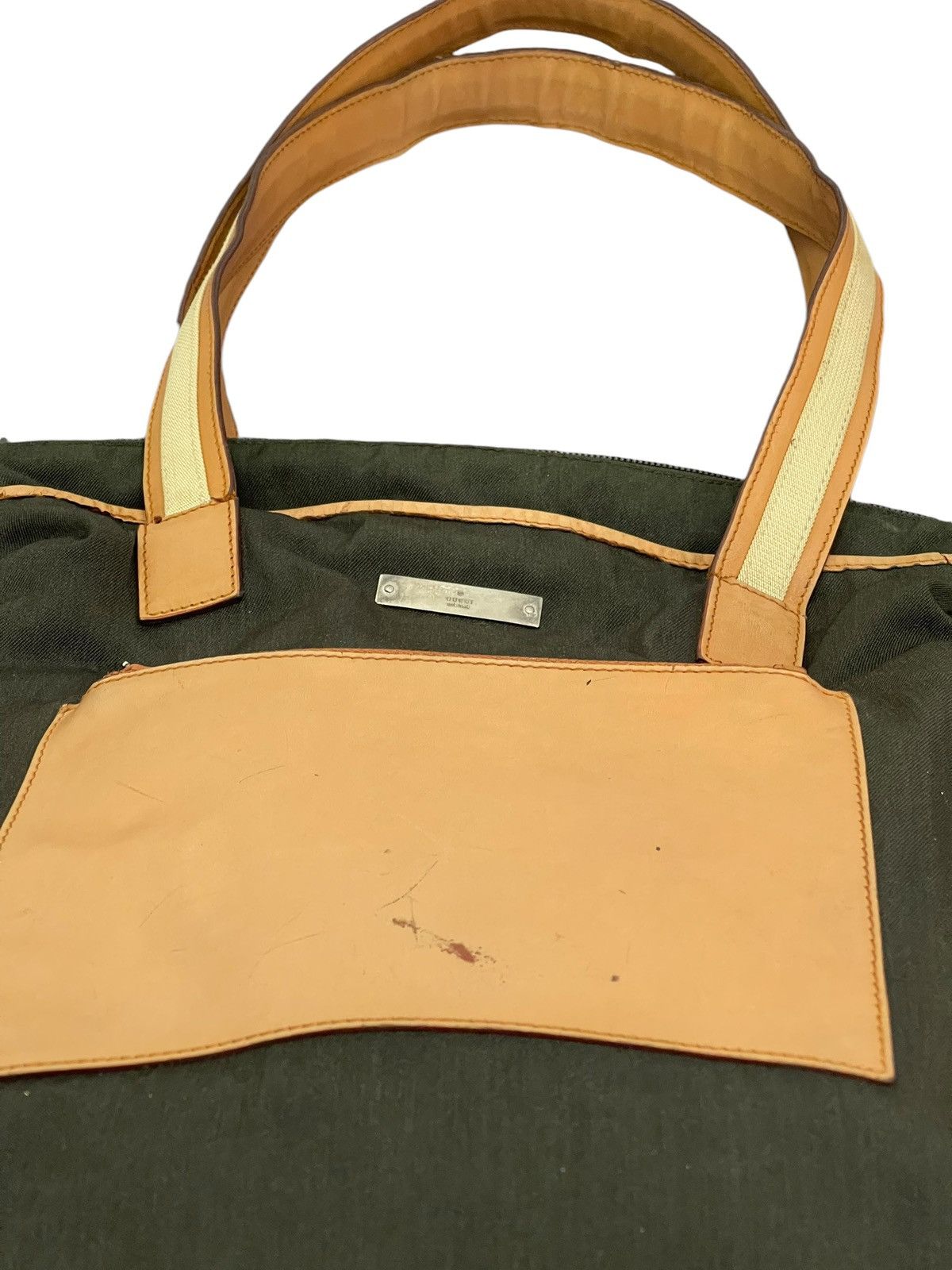 Gucci Leather Cotton Gucci Charlotte Cloth Tote Shoulder Bag 1🟩0 Size ONE SIZE - 10 Thumbnail