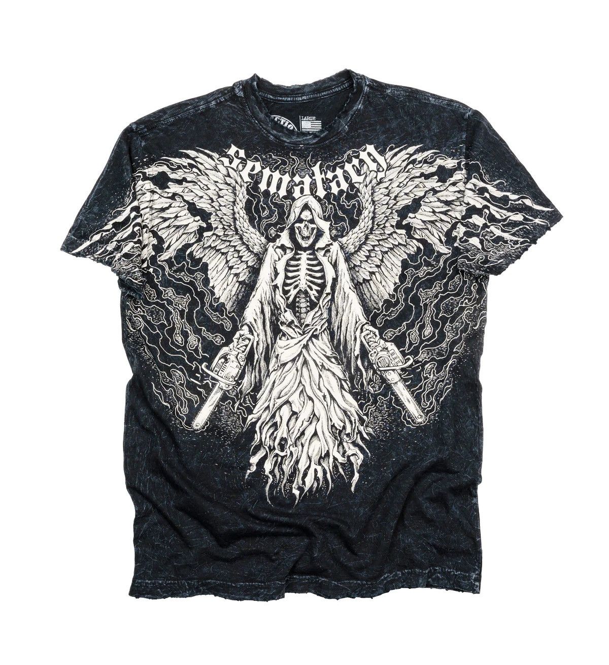 image of Affliction Massacre Tee in Black, Men's (Size XL)