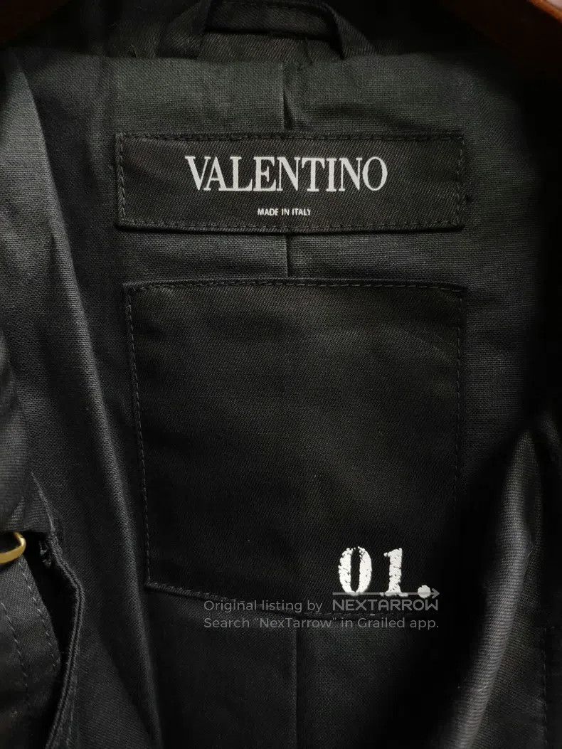 Valentino Valentino Double-breasted casual long trench coat Size US XL / EU 56 / 4 - 3 Thumbnail