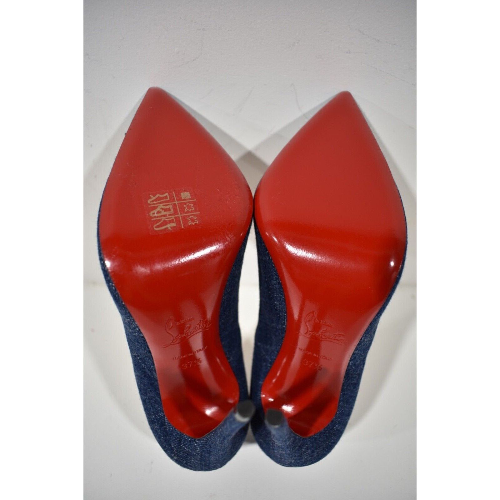 Christian Louboutin Christian Louboutin So Kate 120 Blue Denim Saba Size US 7.5 / IT 37.5 - 12 Thumbnail