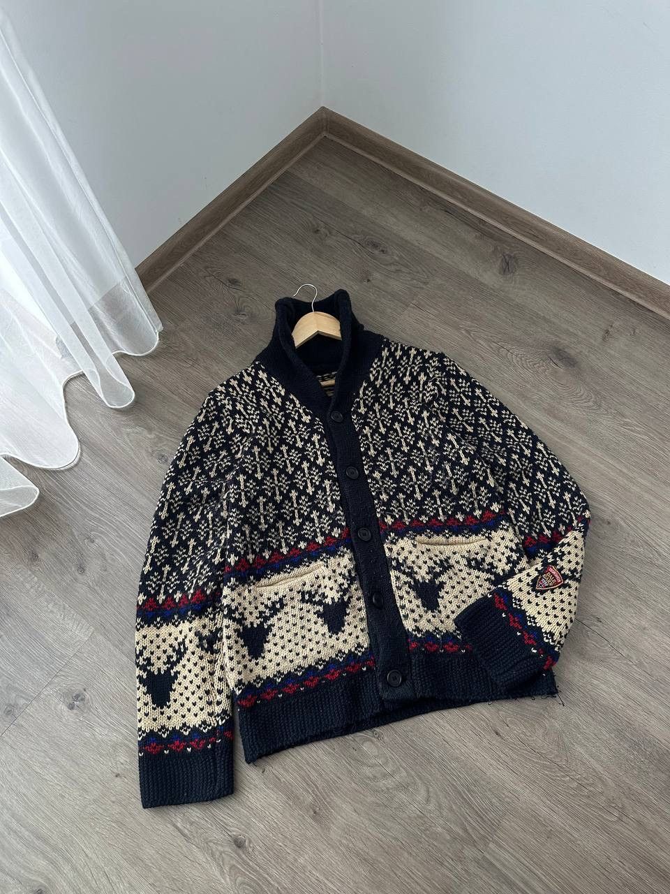 Vintage Vintage Cardigan Wool Knit Norway Dale Garn Sweater Size US M / EU 48-50 / 2 - 9 Thumbnail