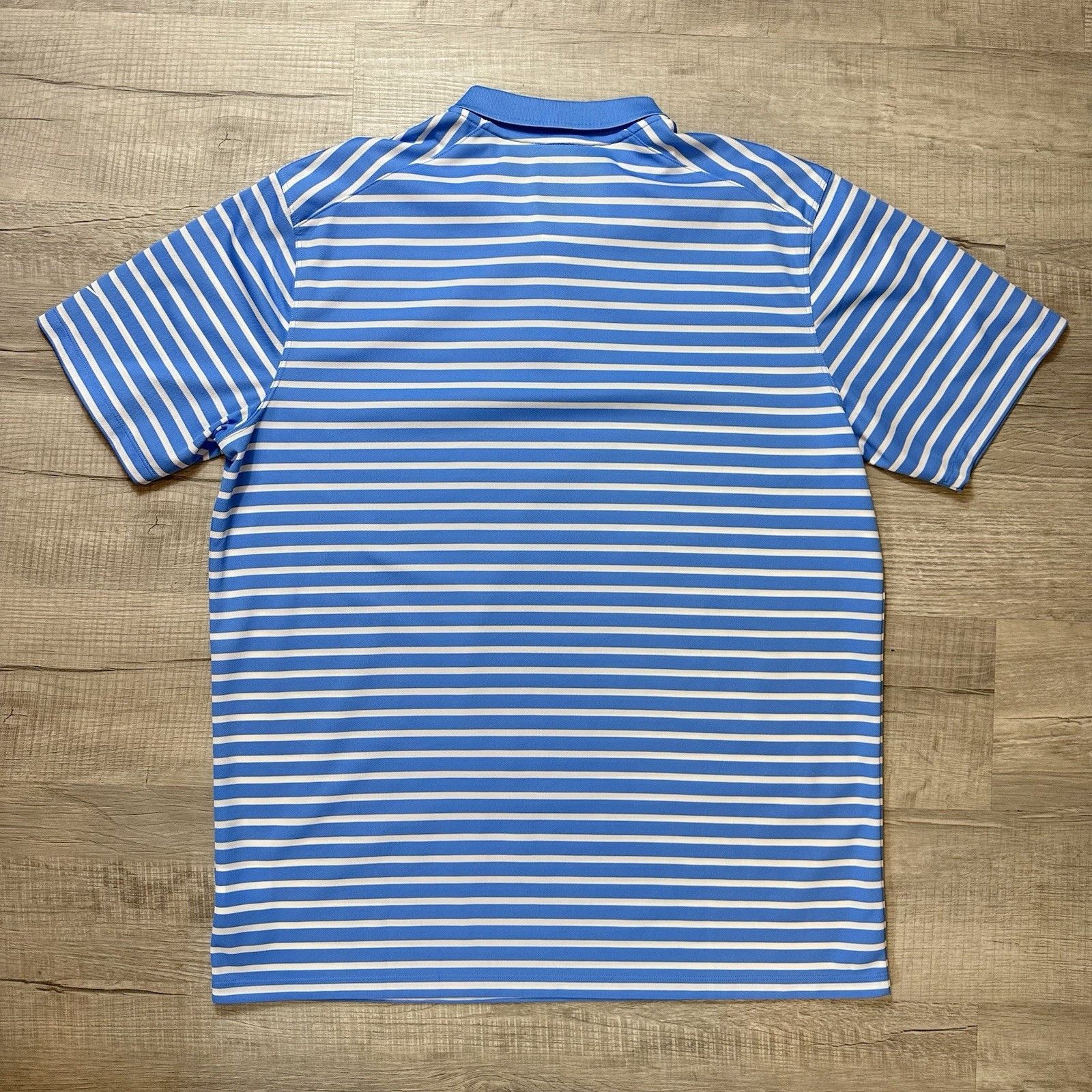 Nike Nike Men's Dri-fit Striped Golf Polo University Blue Size XL Size US XL / EU 56 / 4 - 8 Thumbnail