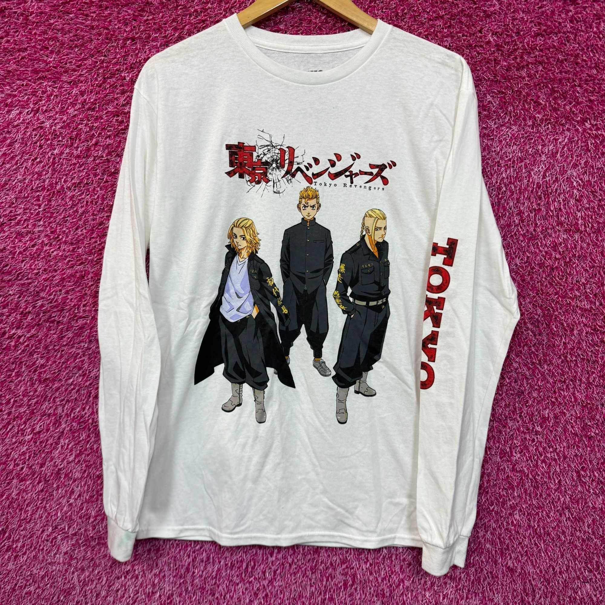 Anime Tokyo Revengers Takemichi Manjiro Draken Anime Long Sleeve M Size US M / EU 48-50 / 2 - 1 Thumbnail