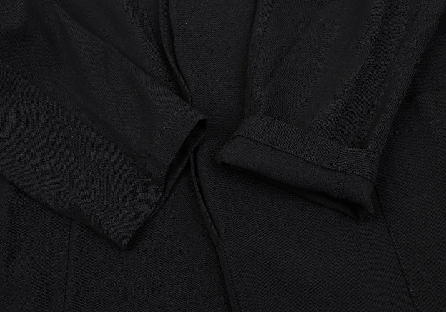 Yohji Yamamoto Yohji Yamamoto Wool Gabardine Jacket Black S Size US S / EU 44-46 / 1 - 5 Thumbnail
