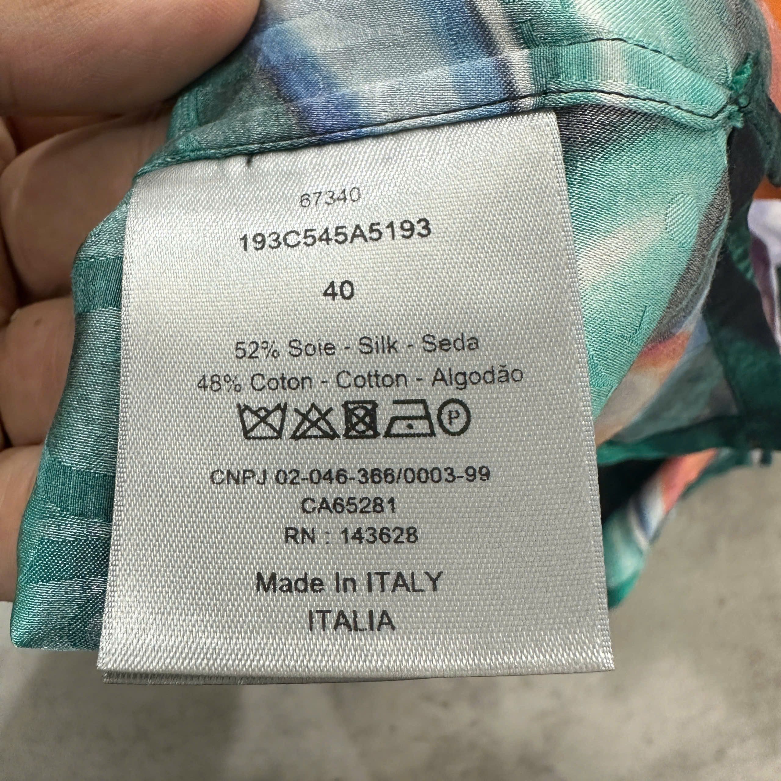 Christian Dior Monsieur DIOR x KENNY SCHARF MULTICOLOR SWIRL OBLIQUE SHIRT Size US XXS / EU 40 - 5 Thumbnail