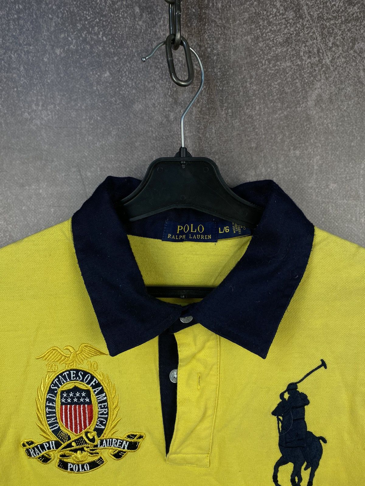 Polo Ralph Lauren Vintage USA Polo Ralph Lauren polo shirt 90s rare Size US L / EU 52-54 / 3 - 5 Thumbnail